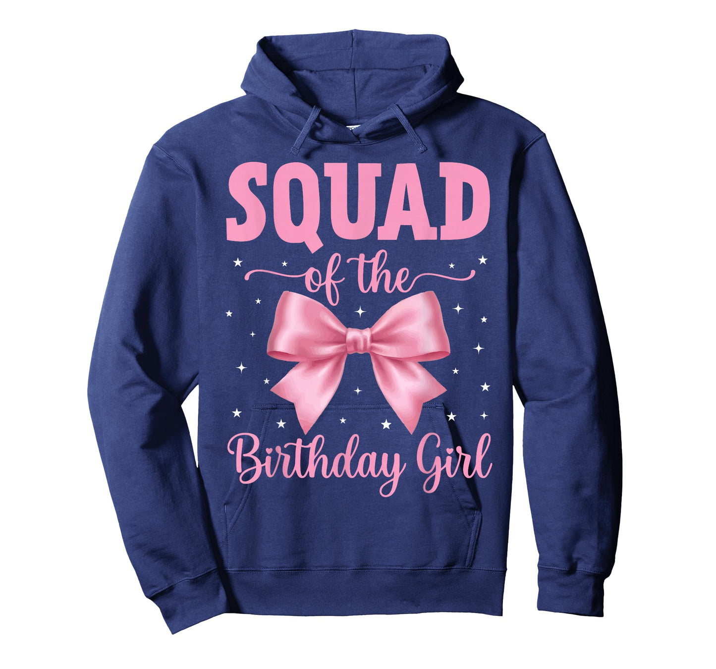 Squad of Birthday Girl Coquette Bow Party Family Matching T-Shirt