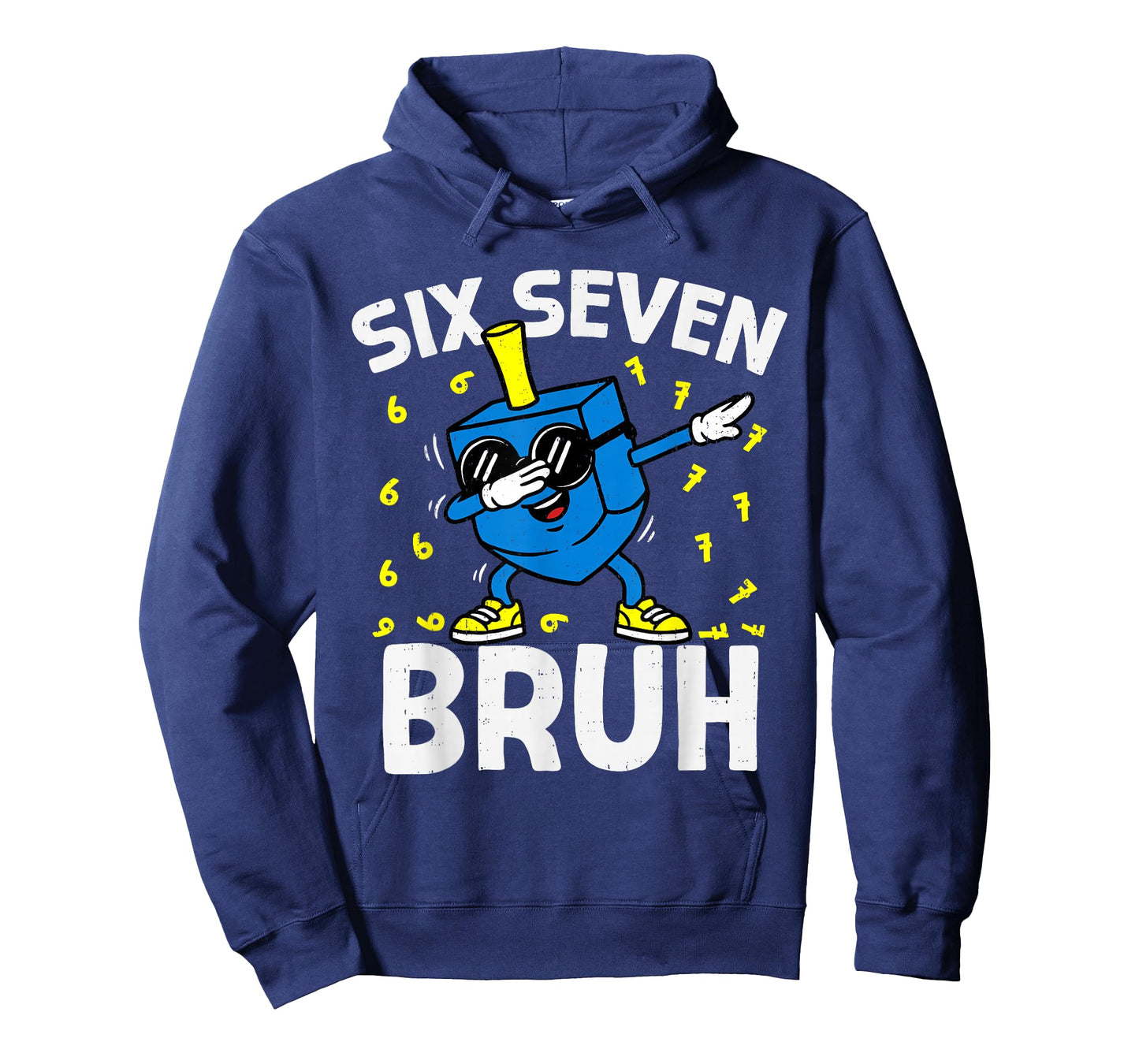 Boys Hanukkah 67 Six Seven Bruh Dabbing Dreidel Chanukah Kid T-Shirt