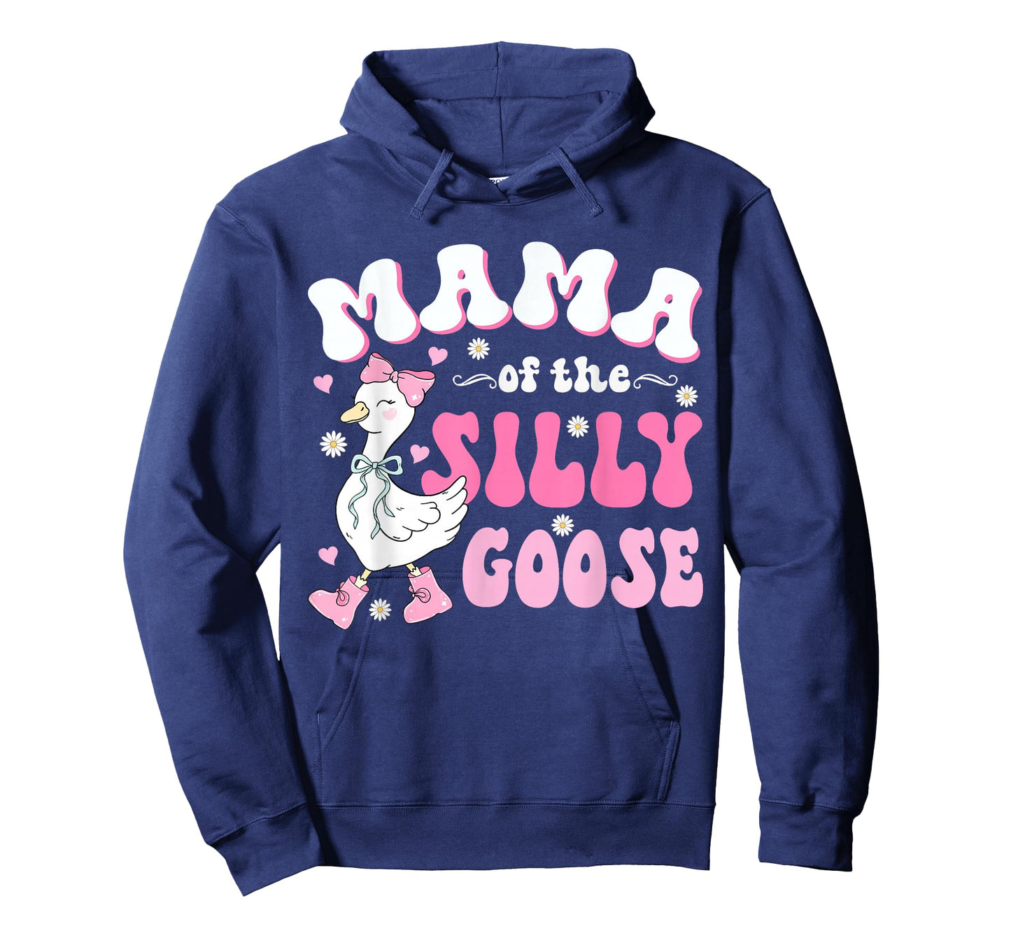 Mama of The Silly Goose First Birthday Party Family Matching T-Shirt