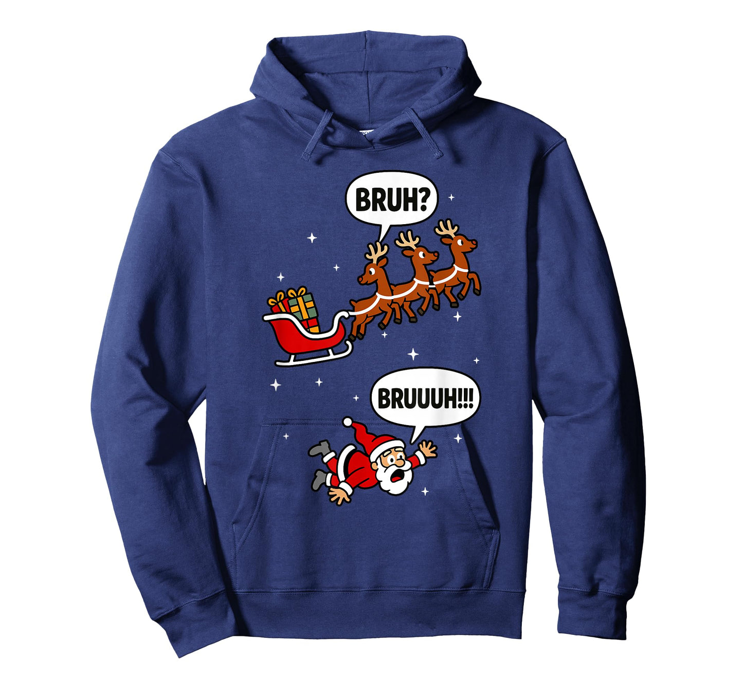 Santa Bruh Men Women Kids Funny Christmas T-Shirt