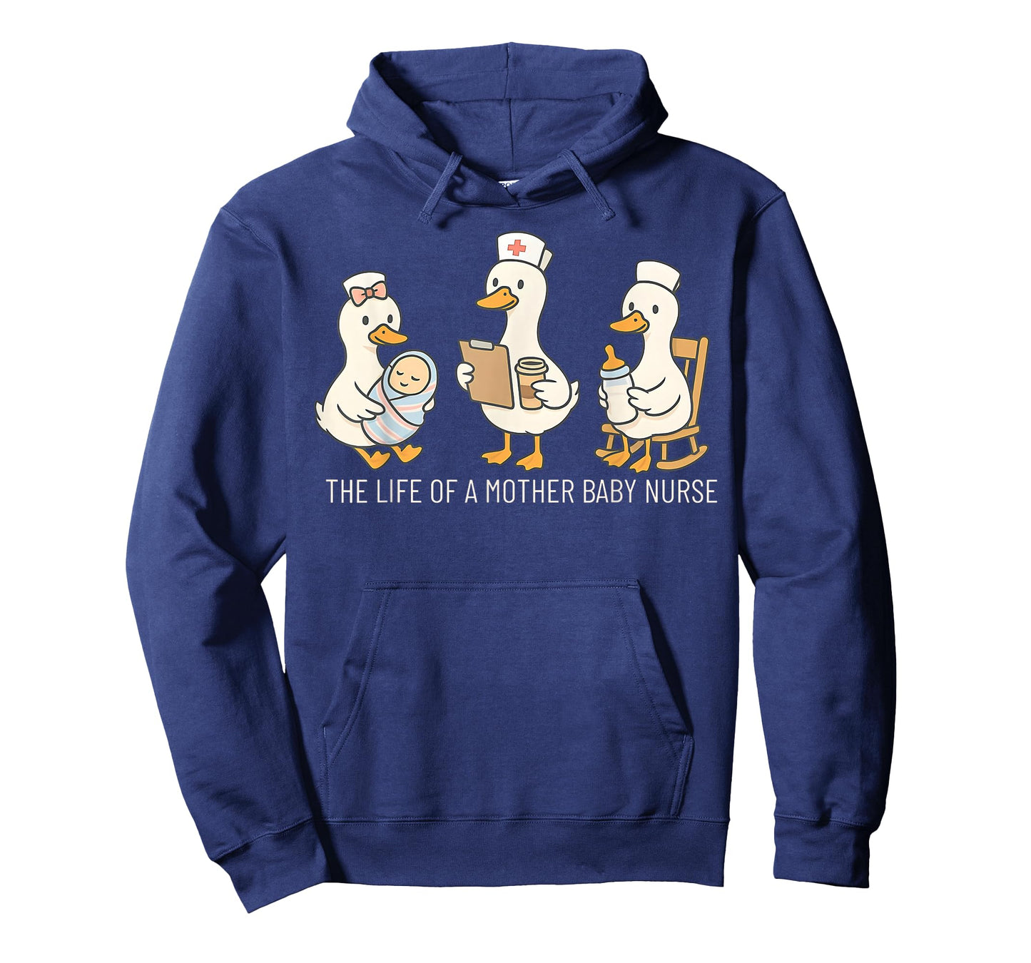 The Life of A Mother Baby Nurse Silly Goose Postpartum MBU T-Shirt