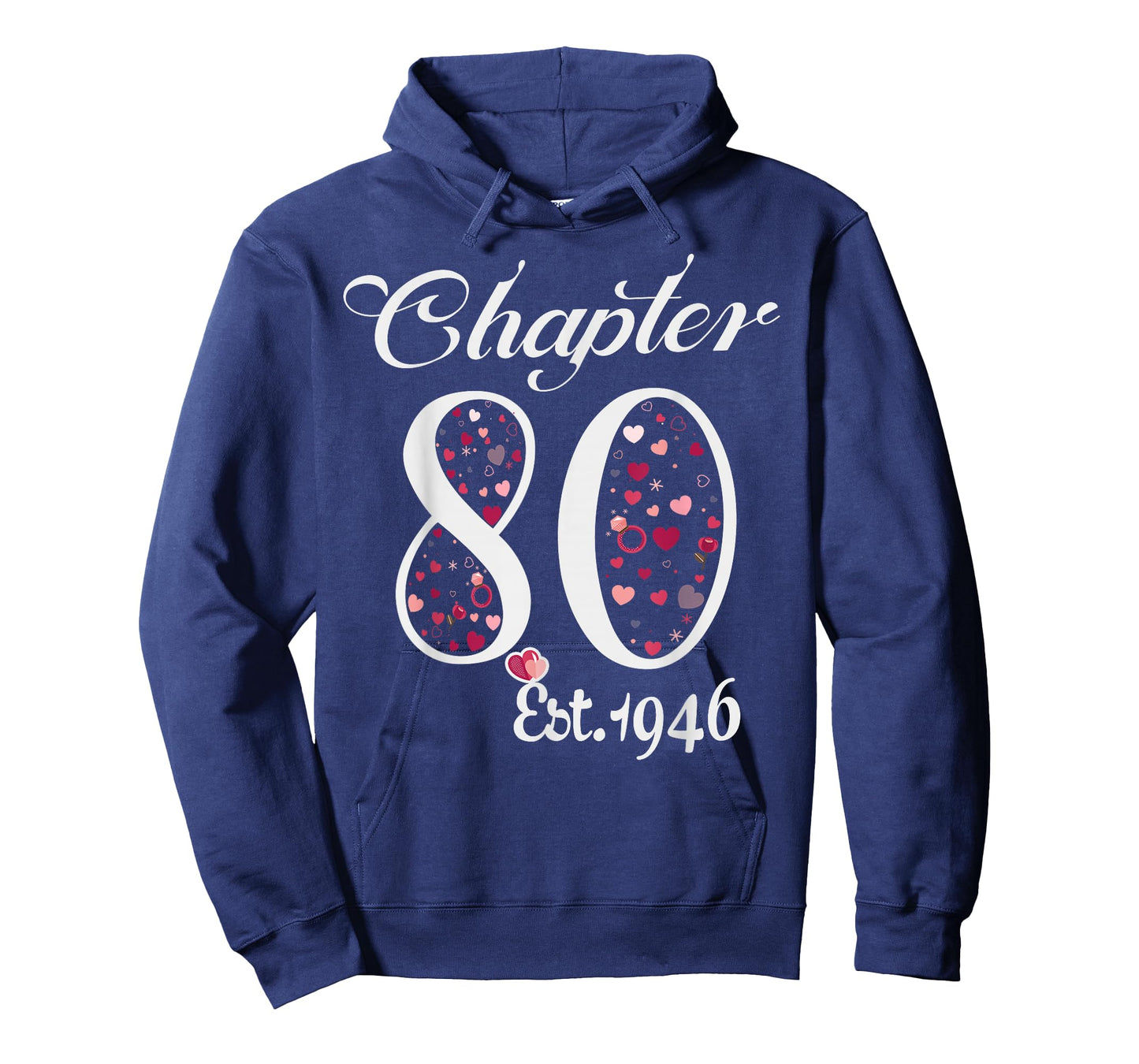 Chapter 80 EST 1946 Happy 80Th Birthday Girl Gift for Her T-Shirt