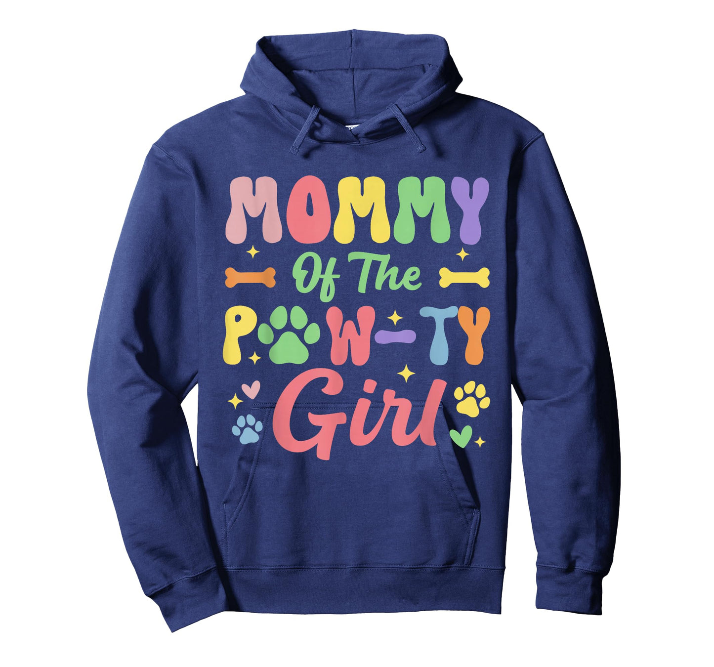 Mommy of The Birthday Paw-ty Girl Dog Theme Family Party T-Shirt