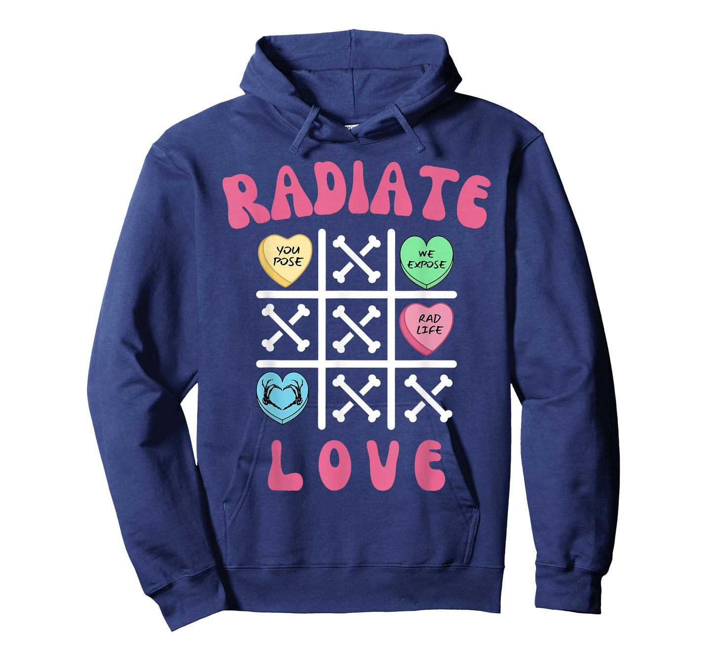 Radiate Love Radiation Therapist Valentines MRI Radiology T-Shirt