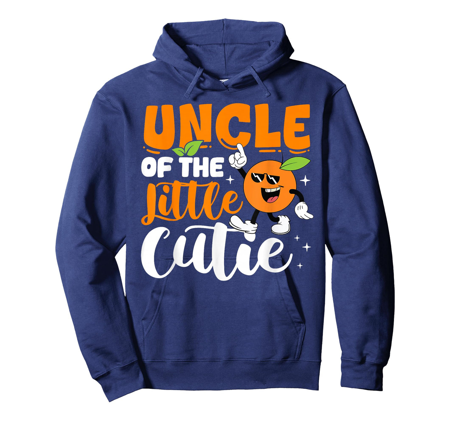 Uncle of Little Cutie Baby Shower Orange 1st Birthday T-Shirt