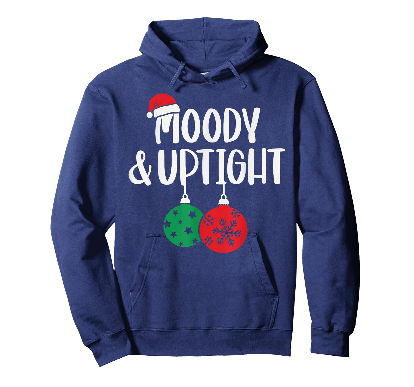 Merry & Bright Moody & Uptight Matching Couples Christmas T-Shirt