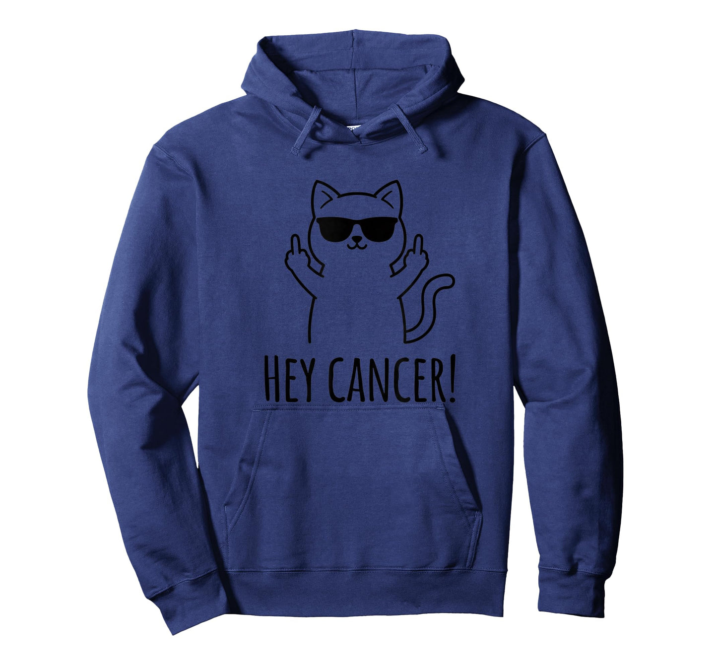 Cat Hey Cancer! Sassy Middle Finger Cat for Cat Lover, Cat T-Shirt
