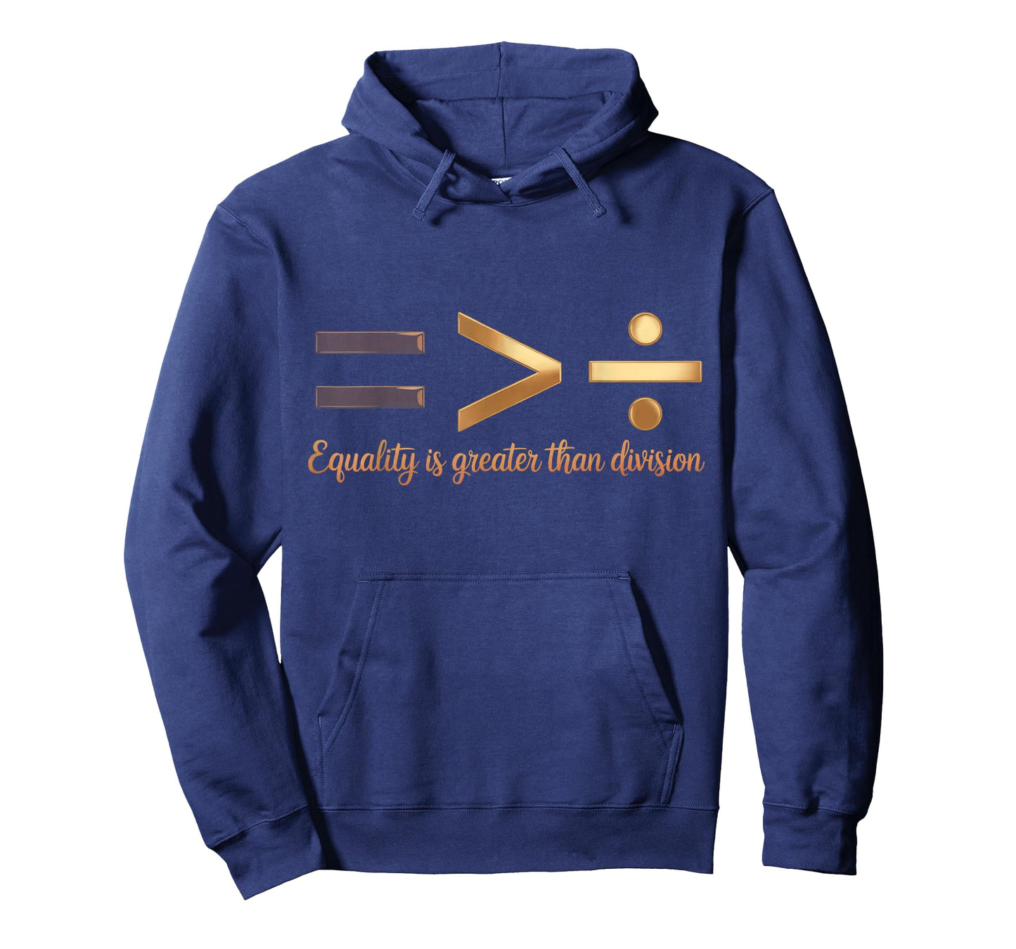 Equality is Greater Than Division Black History Melanin T-Shirt