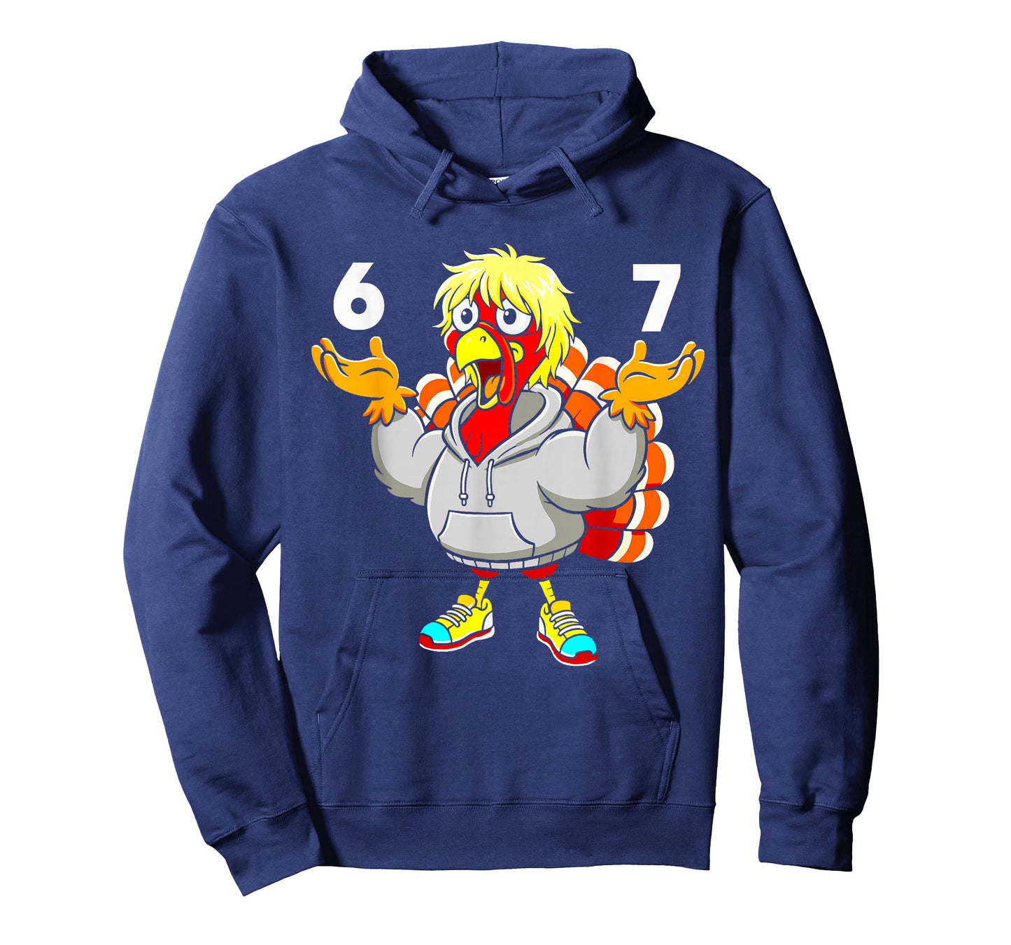 Funny 67 Thanksgiving Meme Turkey Six Seven Costume Boy Girl T-Shirt