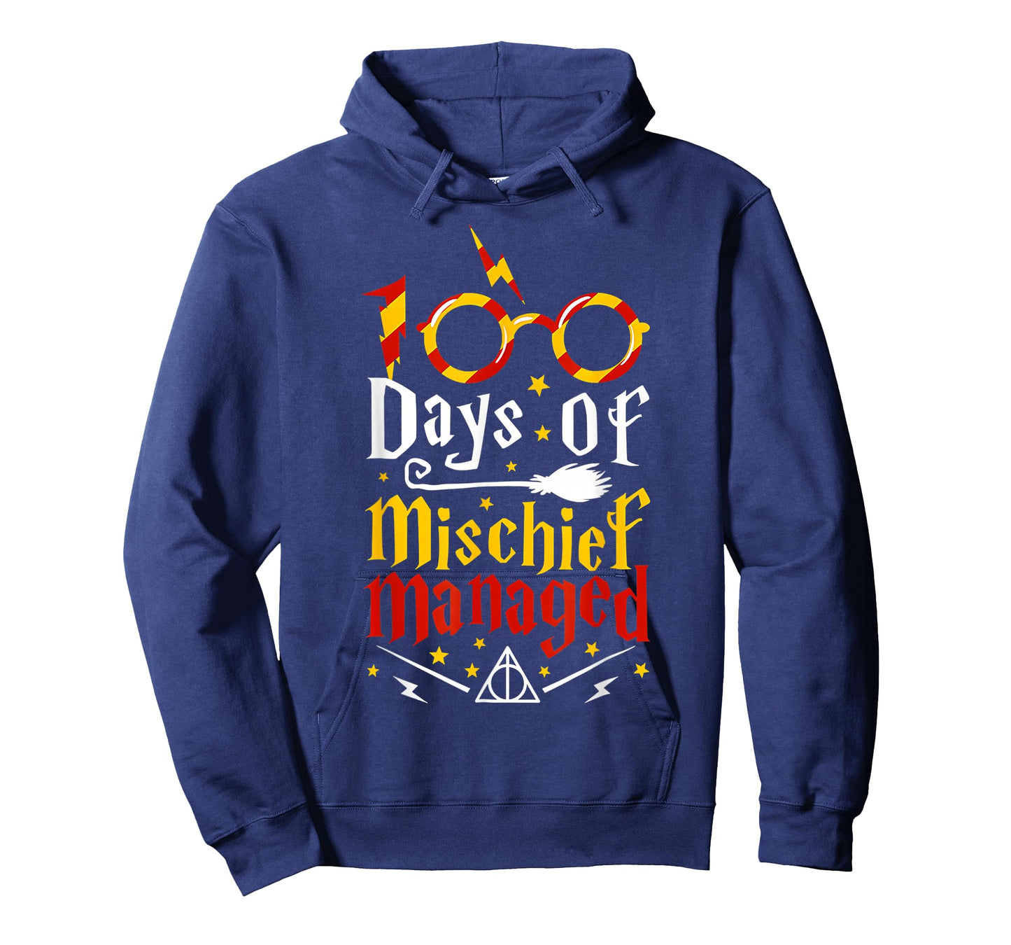 100 Days of Mischief Managed Shirt 100th Day of School Kids T-Shirt
