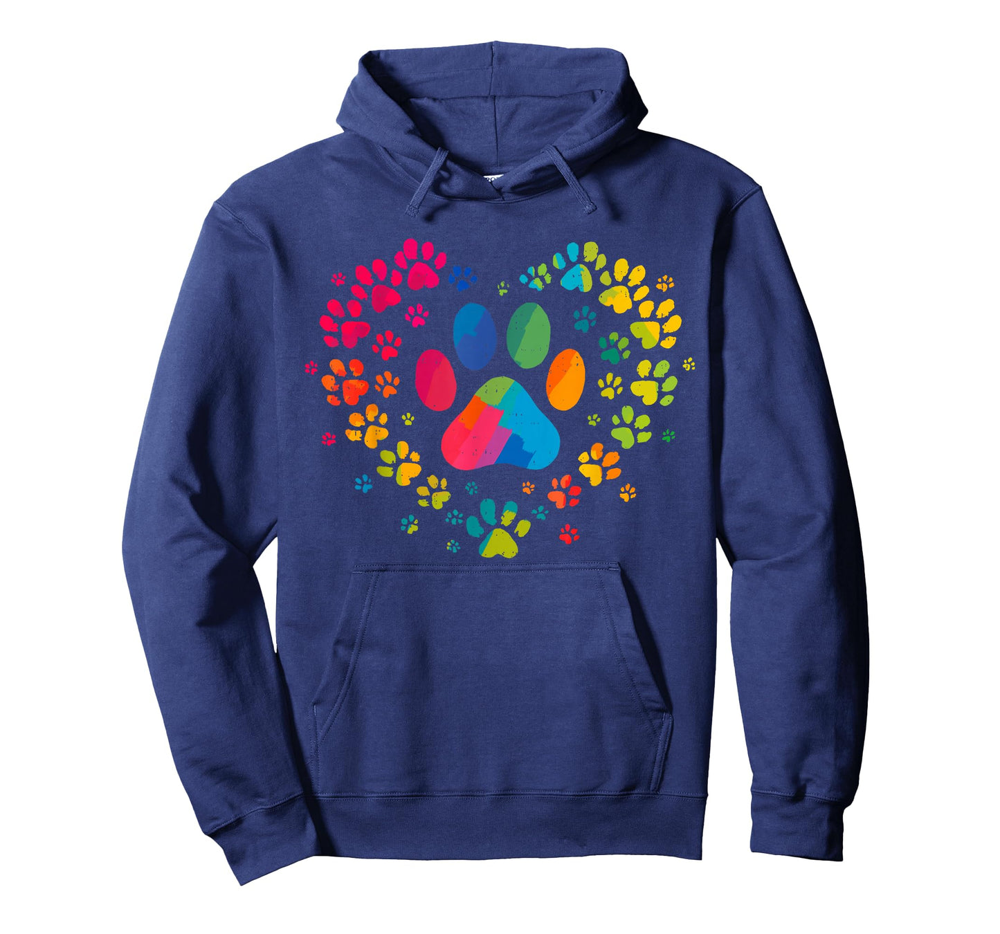 Dog Paw Heart Animal Lover Puppy Pet Mom Women Girls Kids T-Shirt