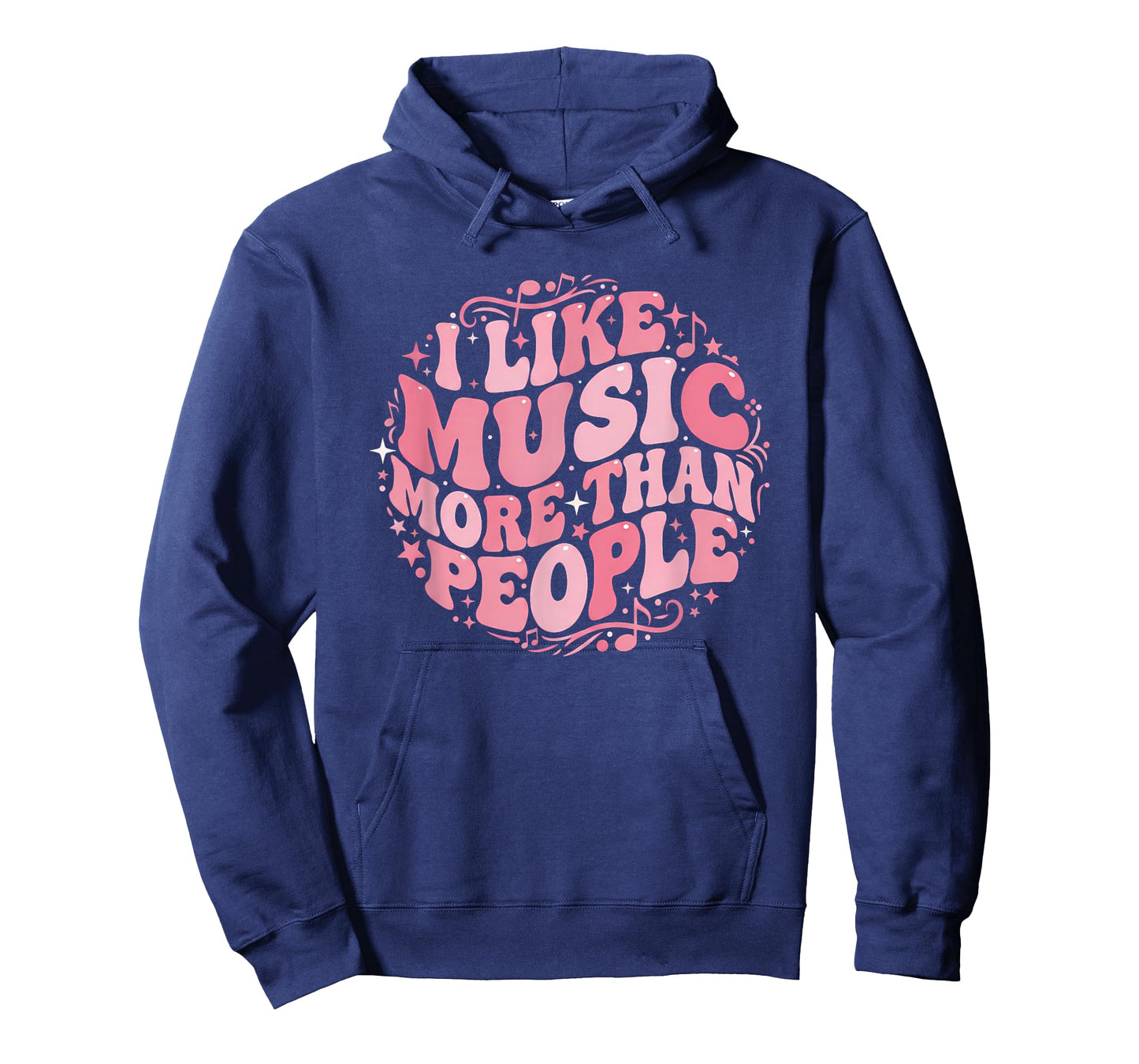 Groovy I Like Music More People Funny Music Lover Musician T-Shirt