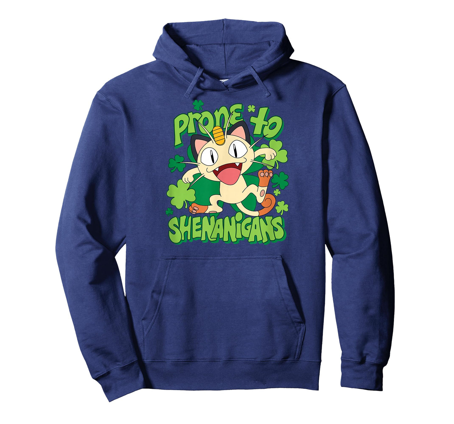 Pokémon - Meowth - Prone to Shenanigans - St Patrick's Day T-Shirt