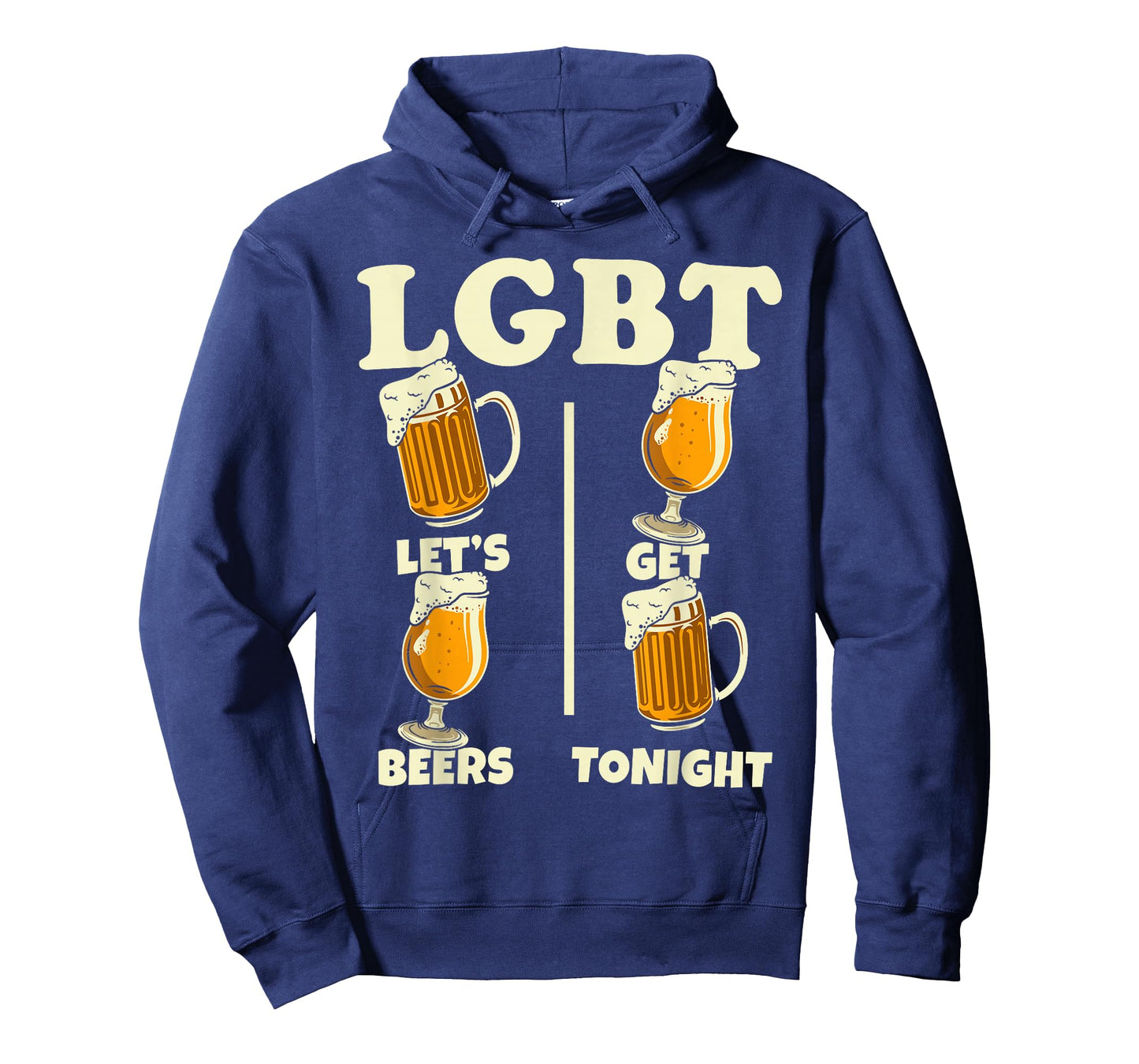 LGBT Let's Get Beers Tonight Beer Saying Funny Graphic T-Shirt