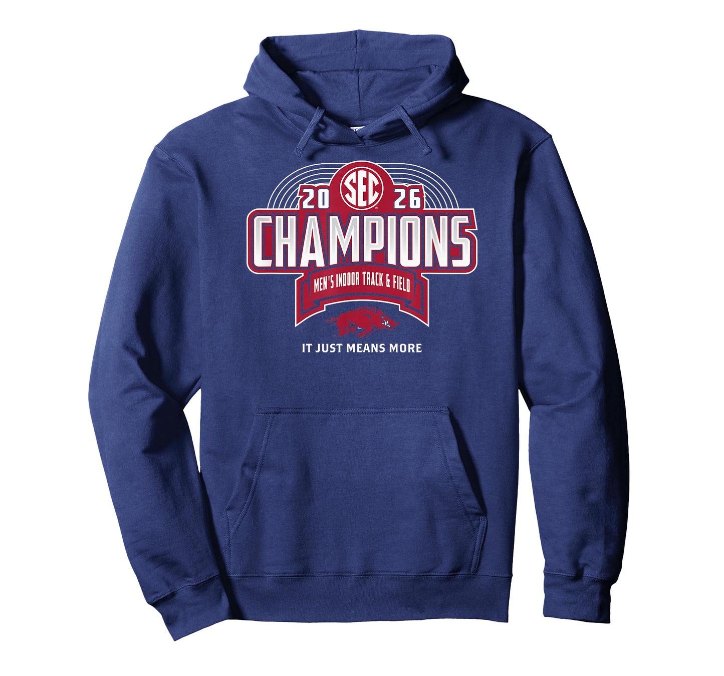 Arkansas Razorbacks Men's Track & Field SEC Champs 2026 T-Shirt