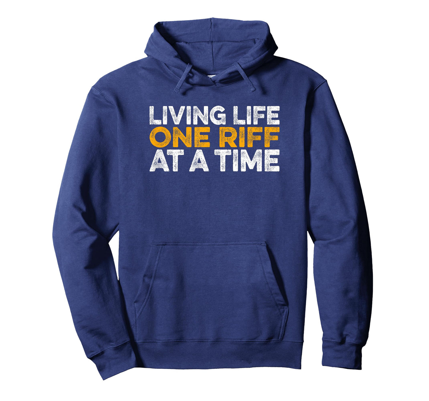Living Life One Riff at A Time Guitar Music Player Phrase T-Shirt