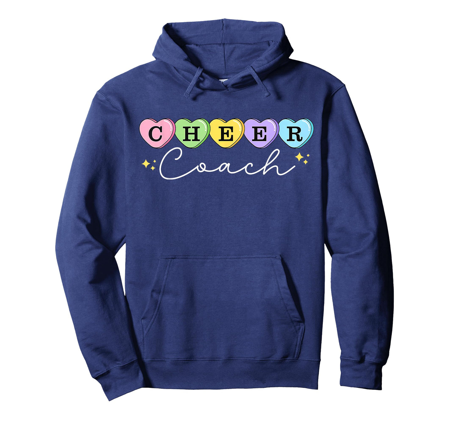 Heart Candy Valentines Cheer Coach Cheerleading Women T-Shirt