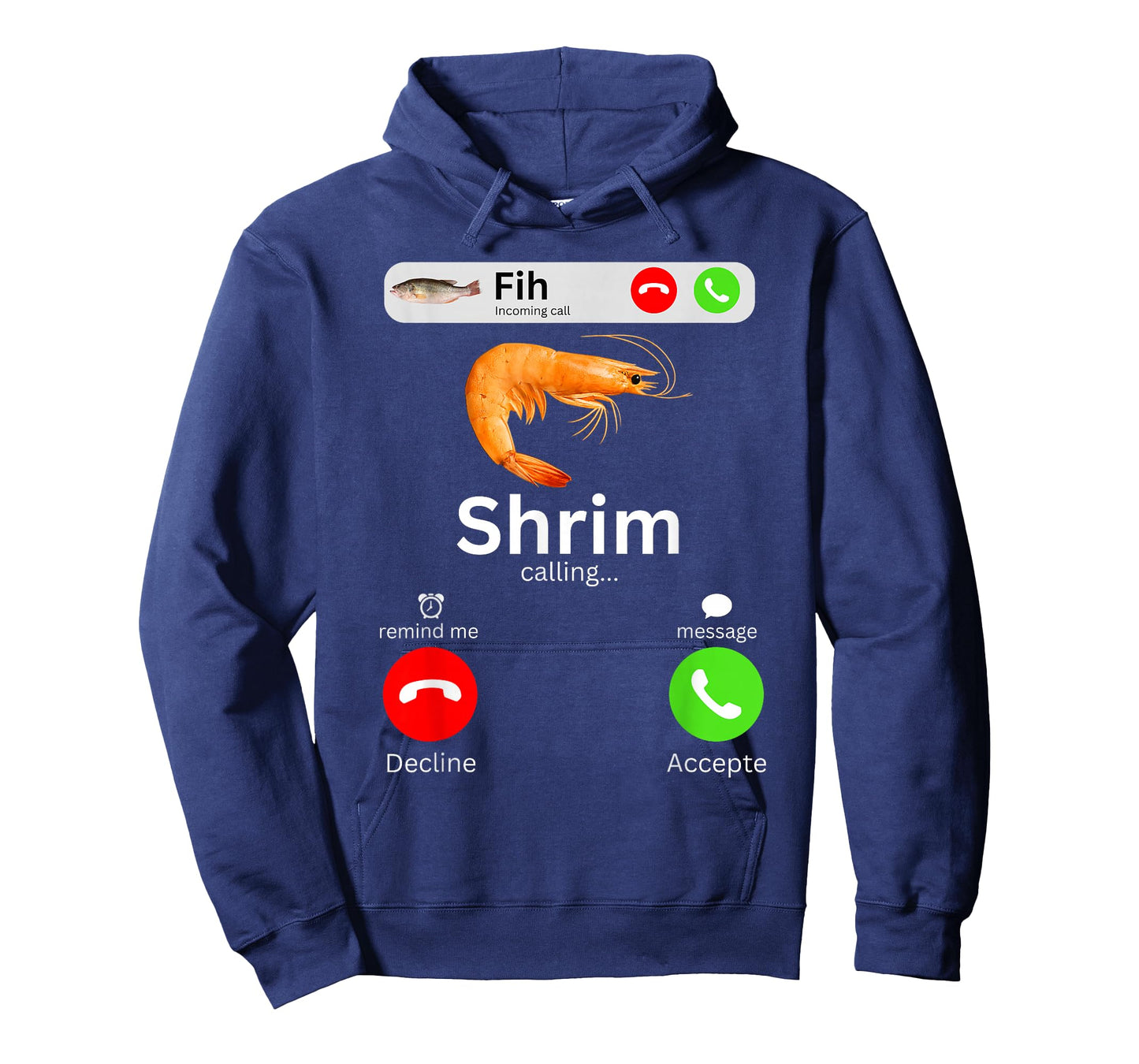 Funny Shrim is Calling Misspelled Shrimp Calling Meme T-Shirt