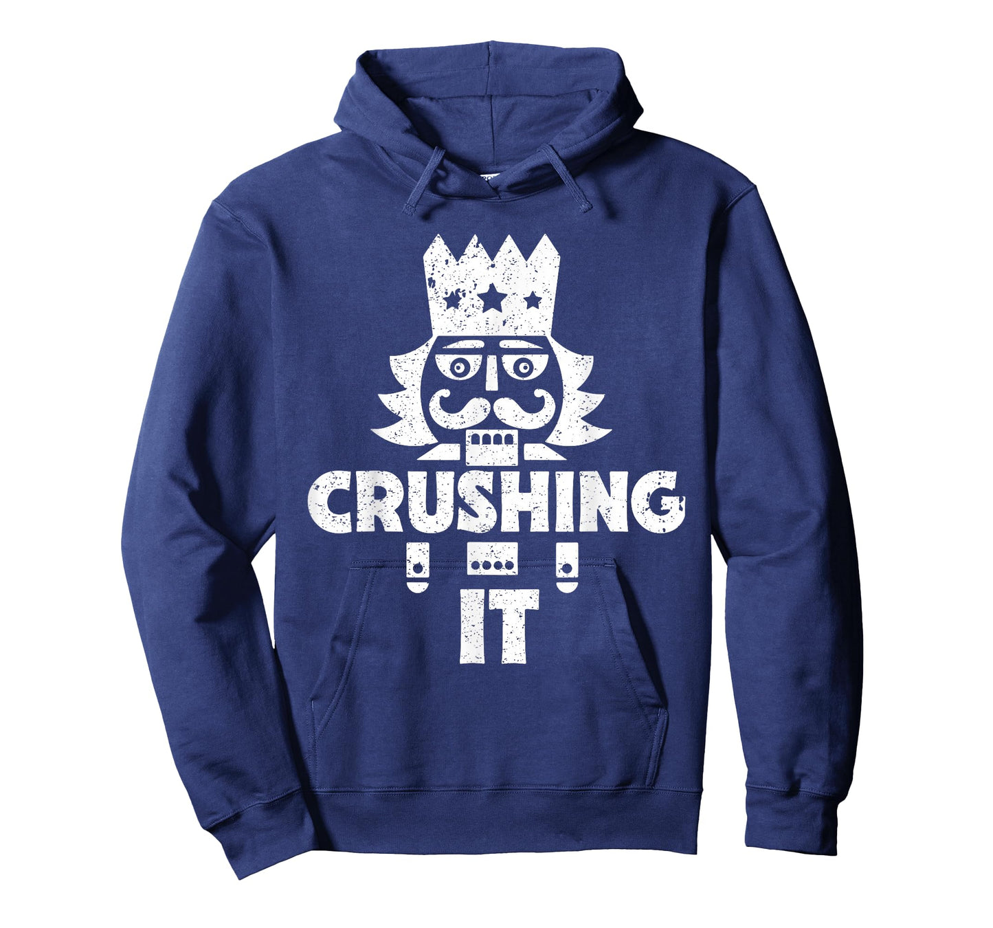 Crushing It Nutcracker Funny Retro Christmas Festive T-Shirt