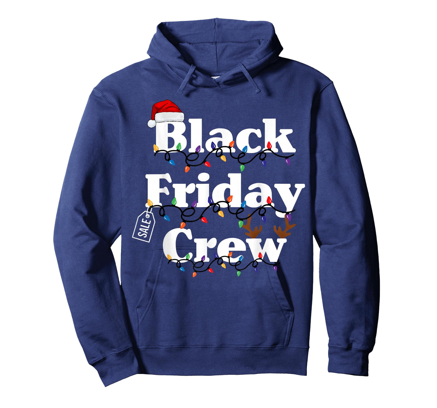 Funny Friday Shopping Crew Christmas Black Shopping Family T-Shirt