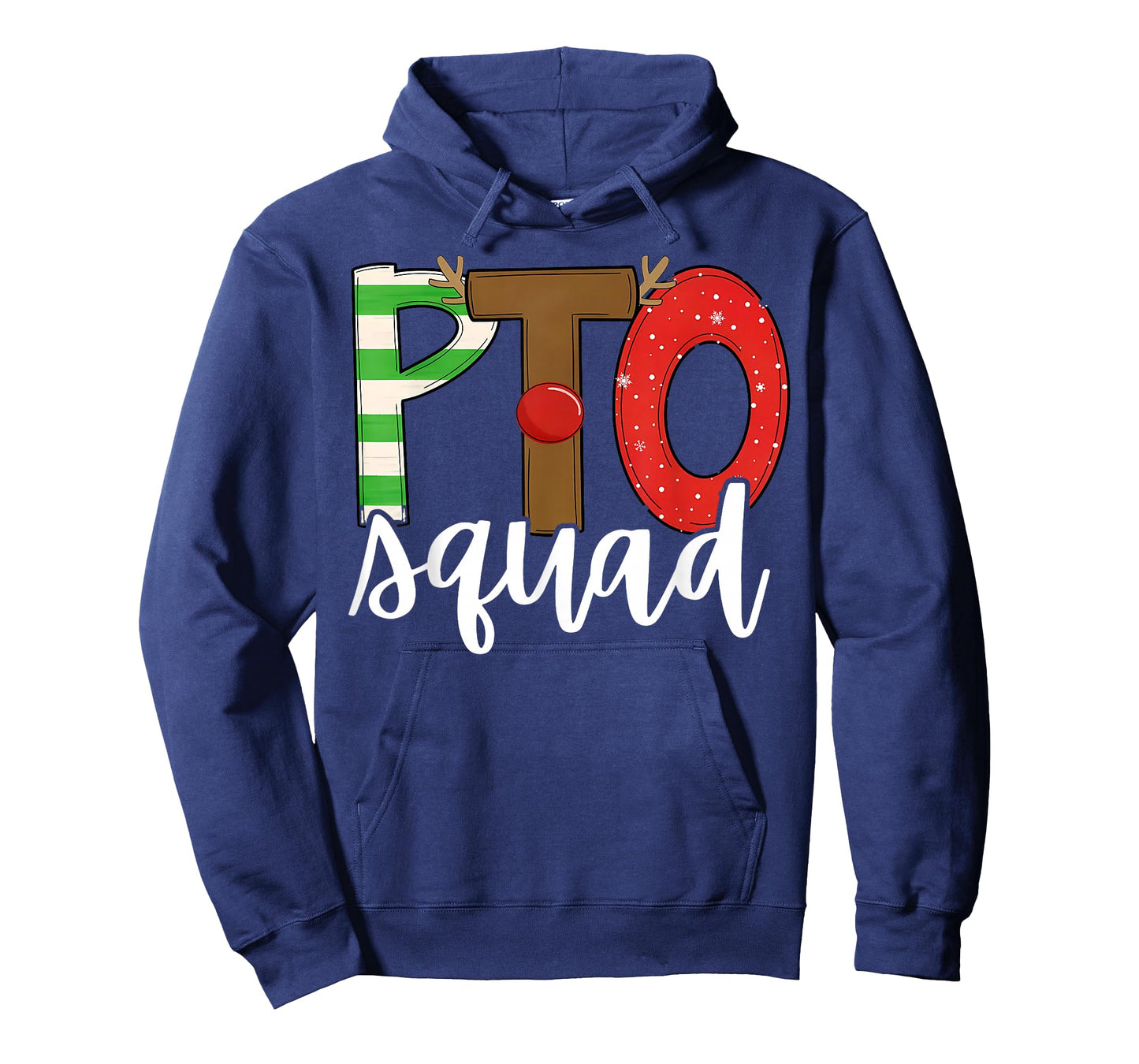 PTO Squad Reindeer Christmas Parent Teacher Organization T-Shirt