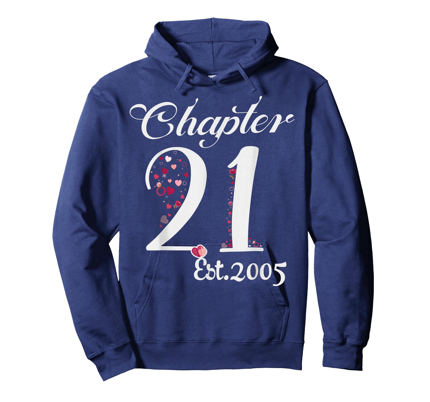 Chapter 21 EST 2005 Happy 21st Birthday Girl Gift for Her T-Shirt