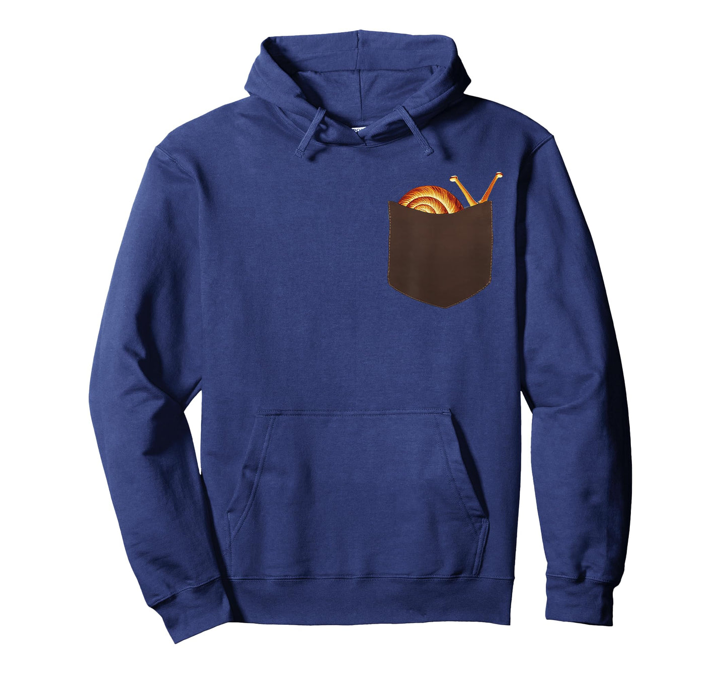Pocket Snail Shirt - Cute Snail Peeking from Pocket T-Shirt
