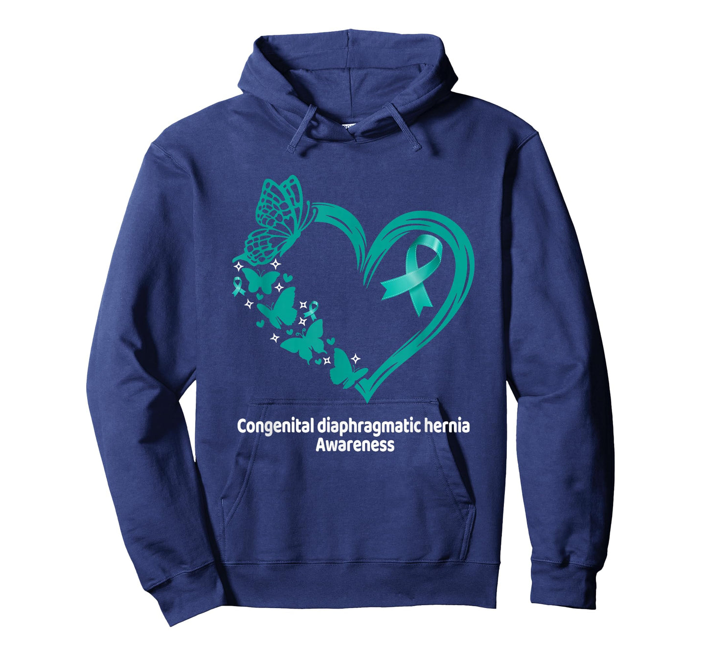 Congenital Diaphragmatic Hernia CDH Awareness Heart T-Shirt