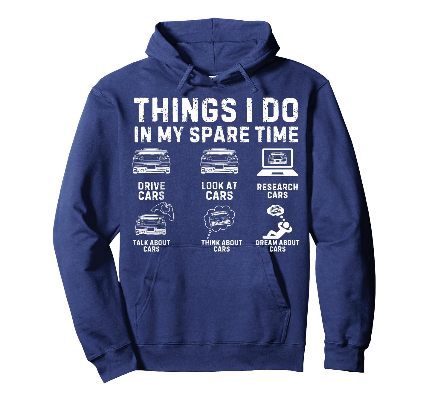Things I Do in My Spare Time Car Guy Car Enthusiast T-Shirt