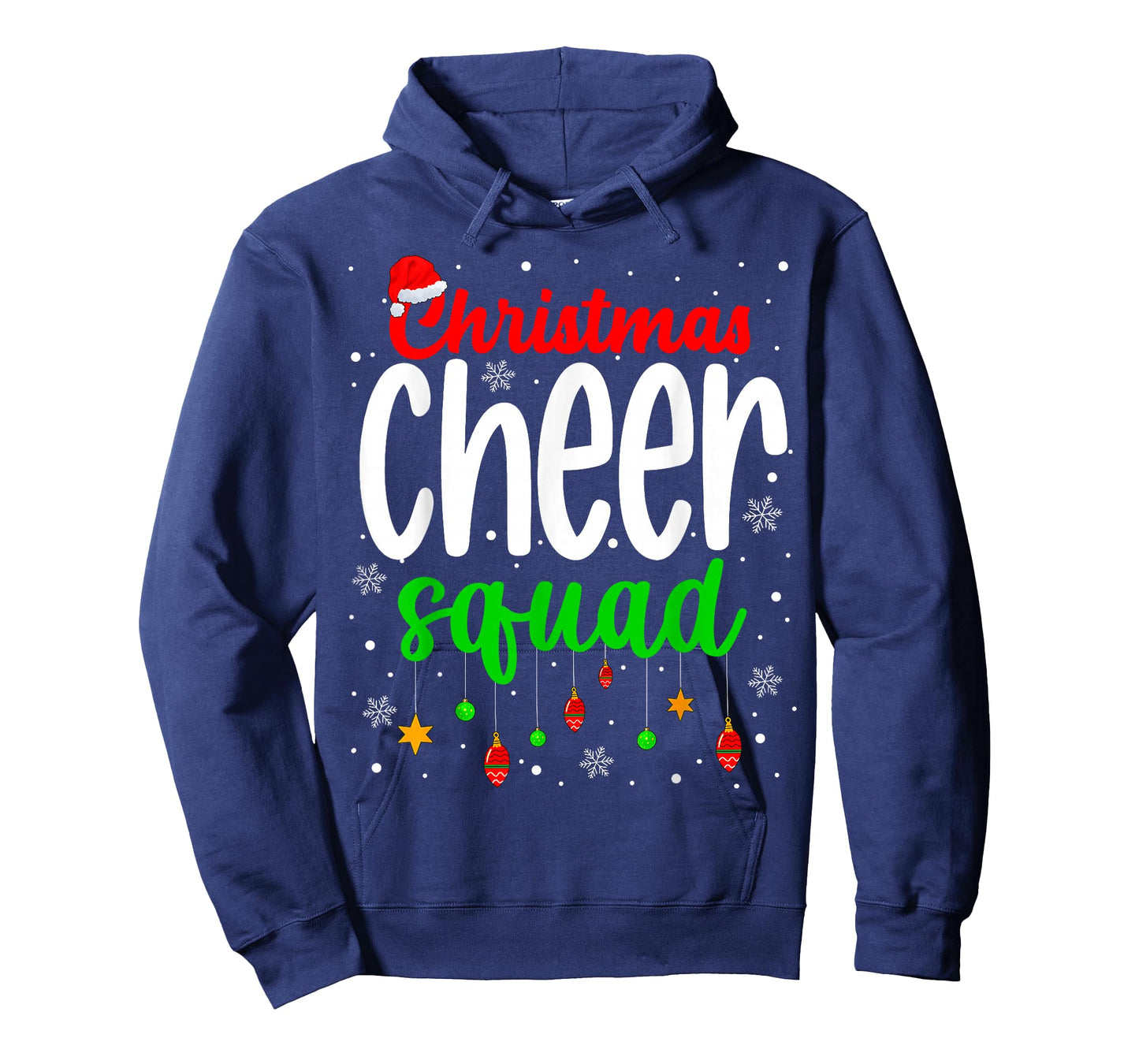 Cheerleading Sports Lover Christmas Cheer Squad T-Shirt