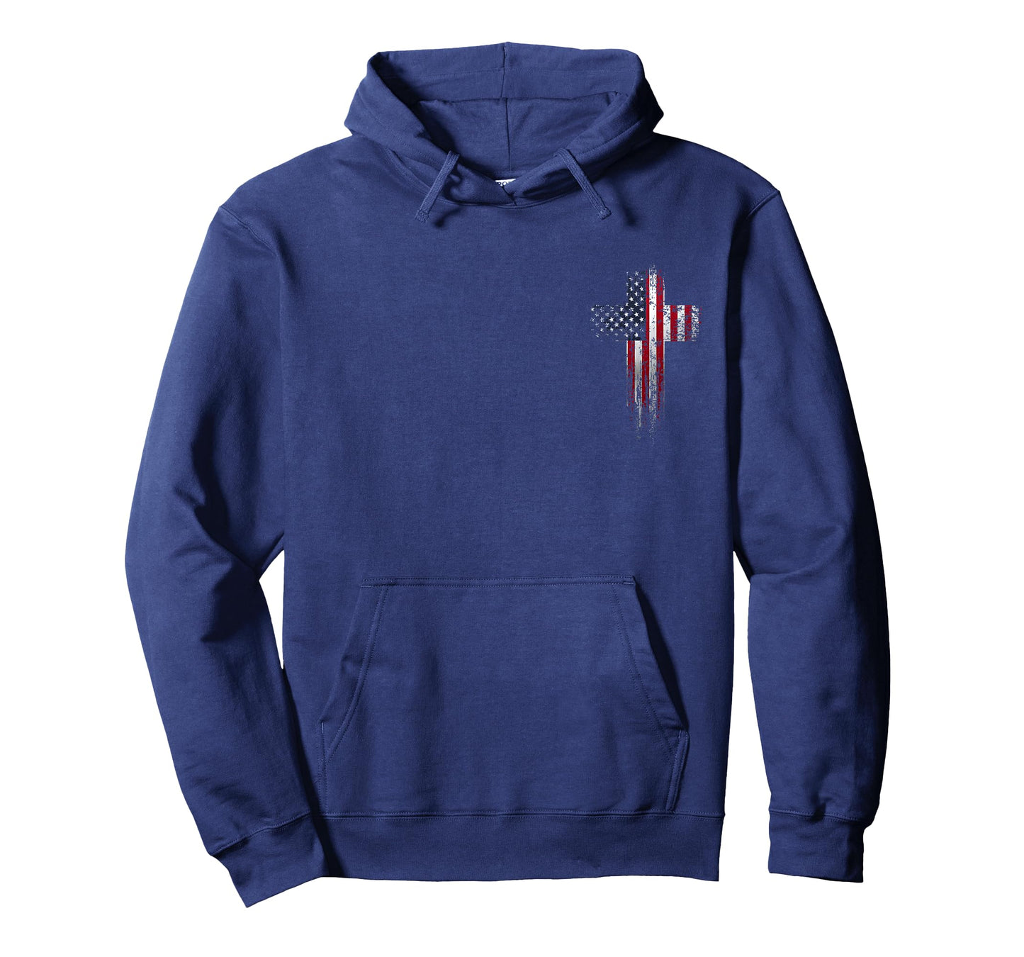 American USA Flag Christian Cross T-Shirt