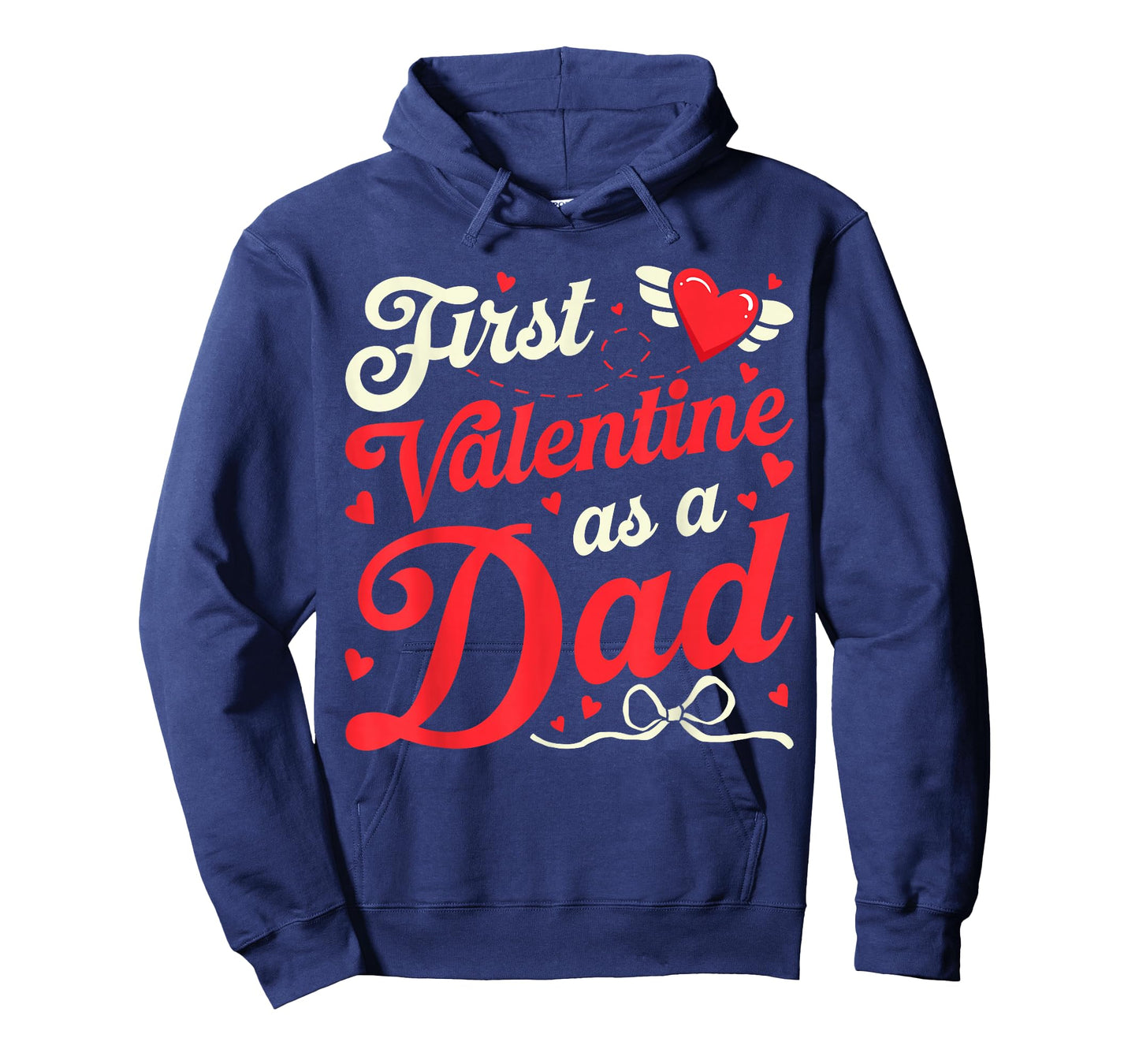 First Valentine As A Dad Funny Valentine New Dad Baby Coming T-Shirt