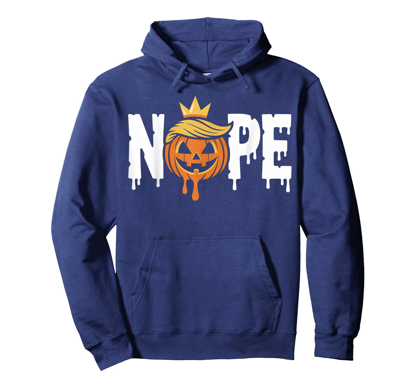 Funny No Kings Halloween 2025 Distressed USA Flag T-Shirt