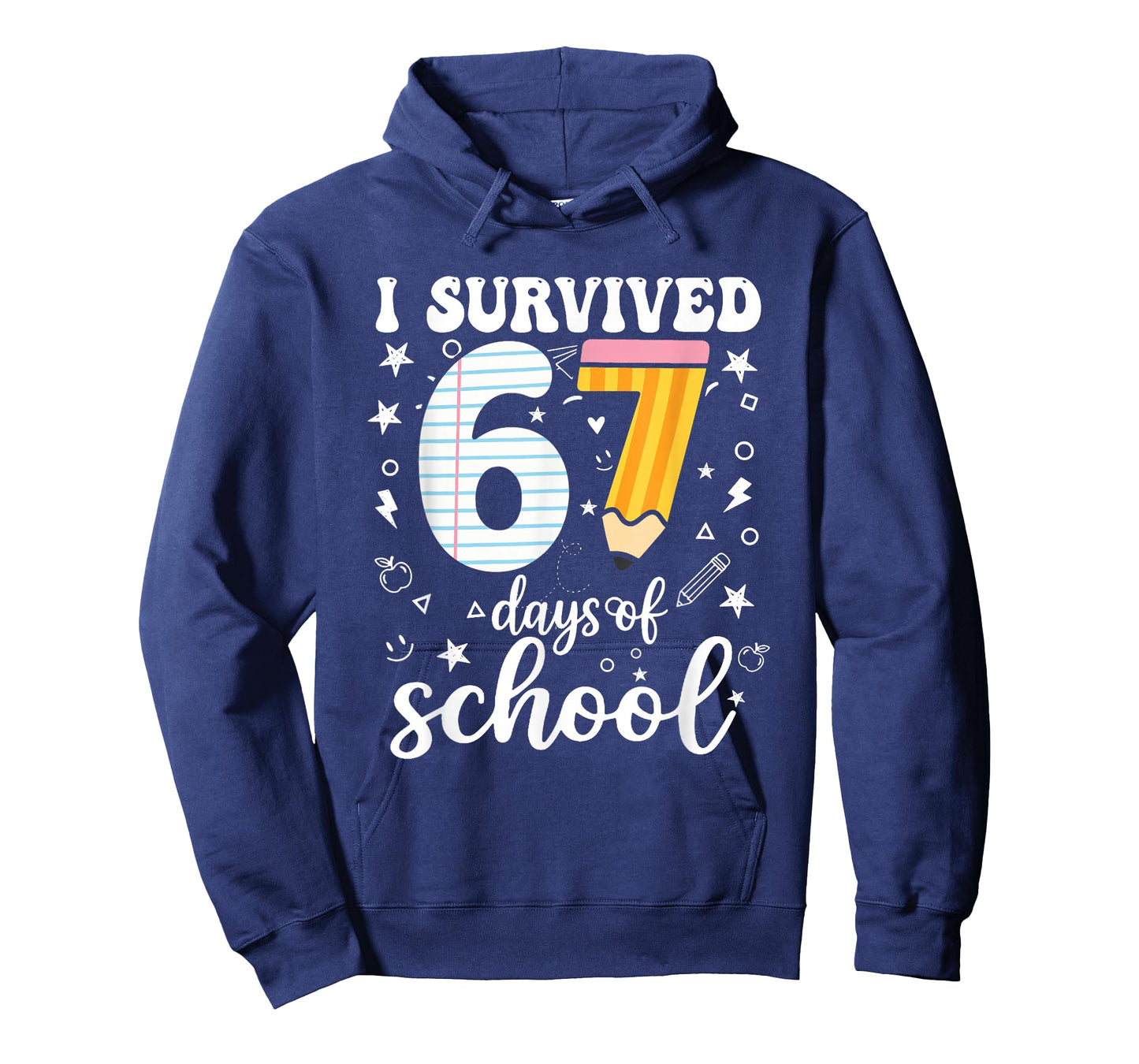 I Survived 67 Days of School Funny Meme Teacher Student T-Shirt