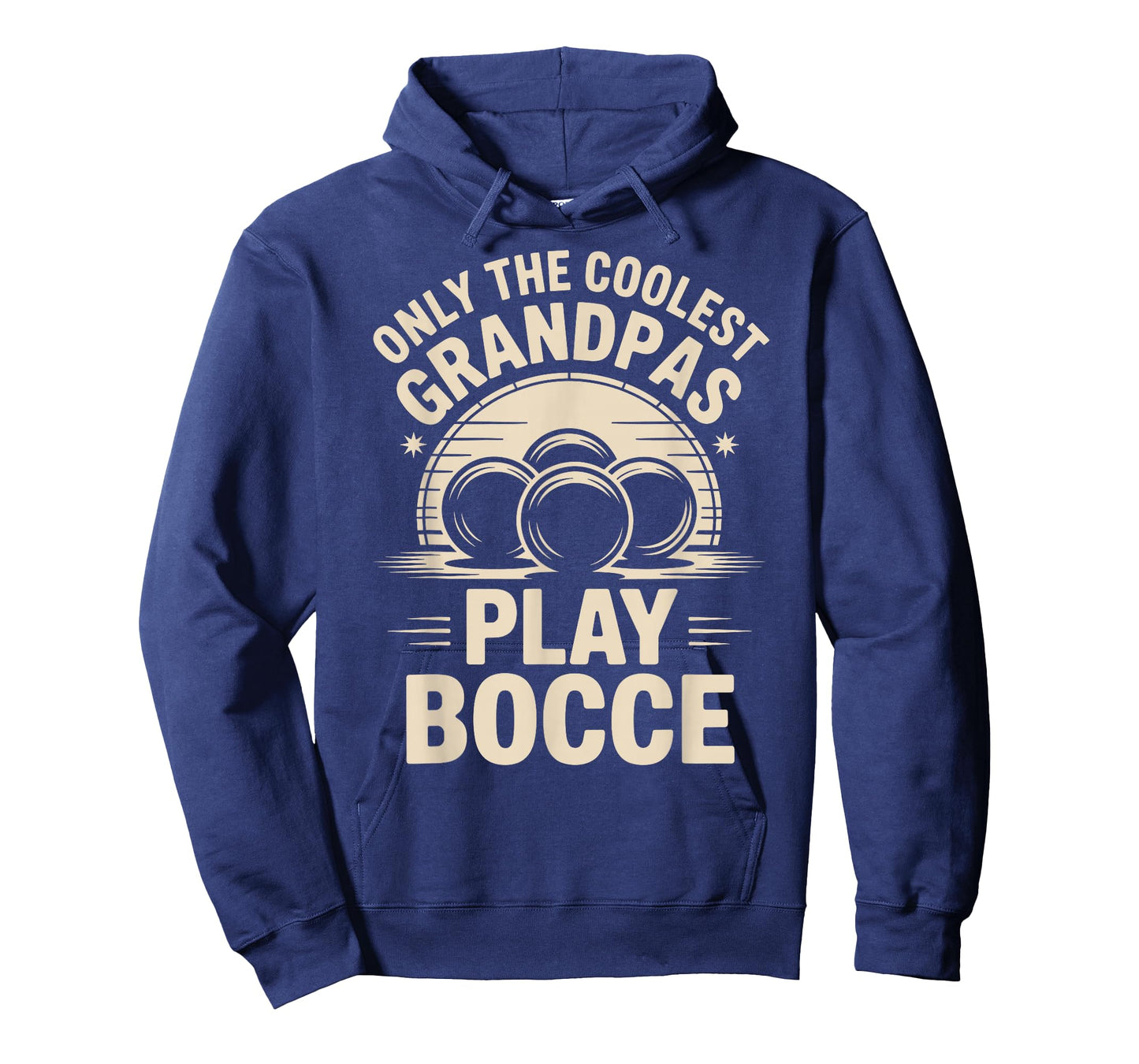 Only The Coolest Grandpas Play Bocce Ball T-Shirt