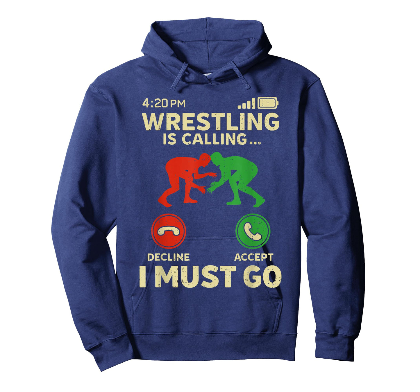Wrestling is Calling I Must Go Funny Wrestler Wrestle Coach T-Shirt