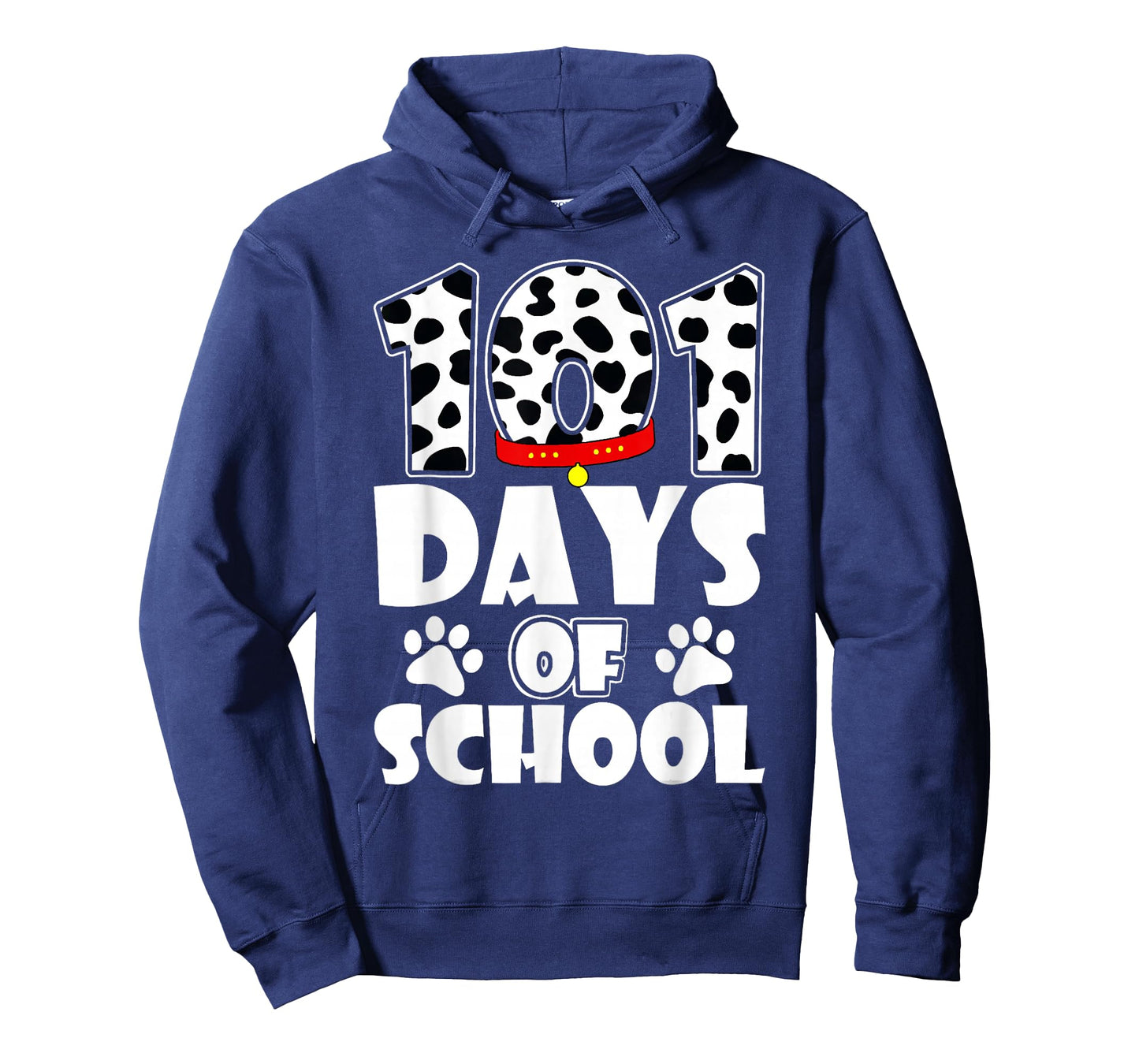 Cute Dog Happy 101 Days School 100 Days Student Teacher T-Shirt