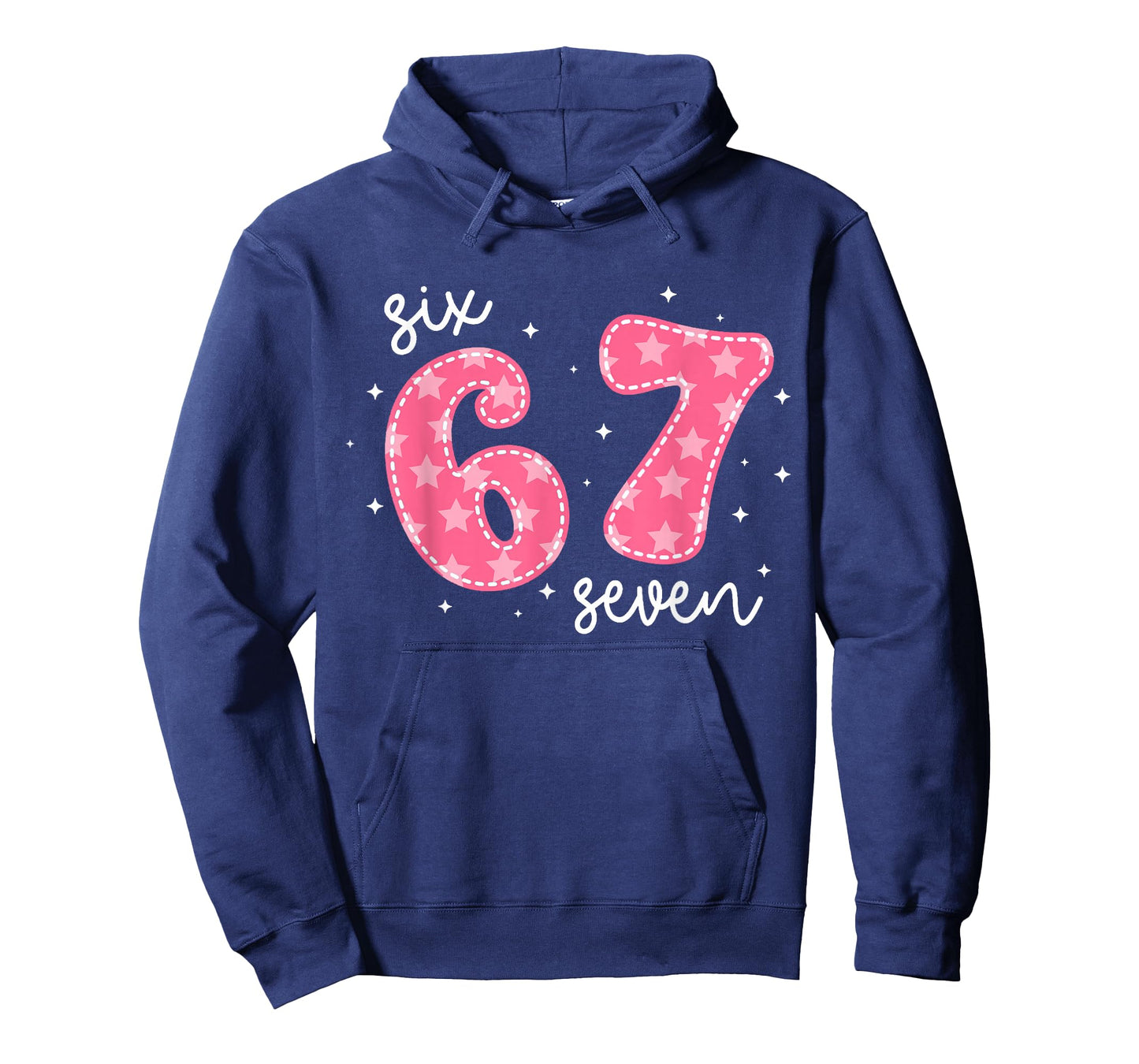 Funny Six Seven 6 7 Meme Gen Alpha Slang 6 7 Pink Cute Girls T-Shirt