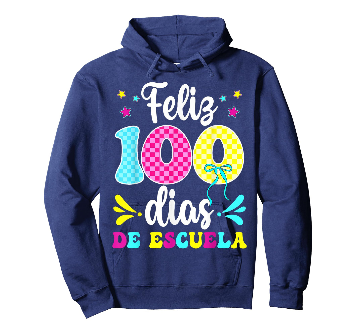 Feliz 100 dias de escuela Students Teachers 100th Days T-Shirt