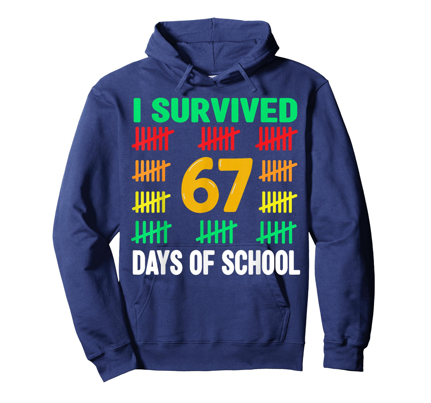 I Survived 67 Days of School 6 7 Shirt Kids 67 Boys 6-7 Meme T-Shirt