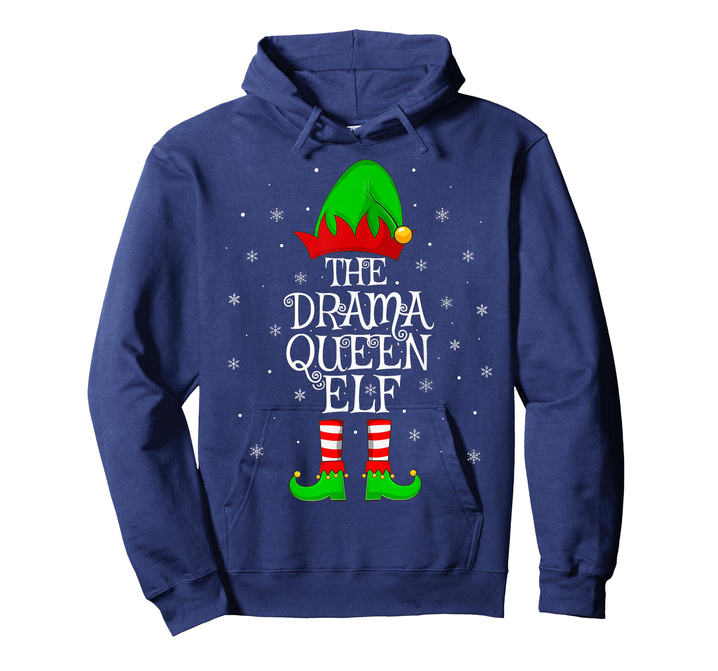 Drama Queen Elf Christmas Family Matching Elf Squad Xmas T-Shirt