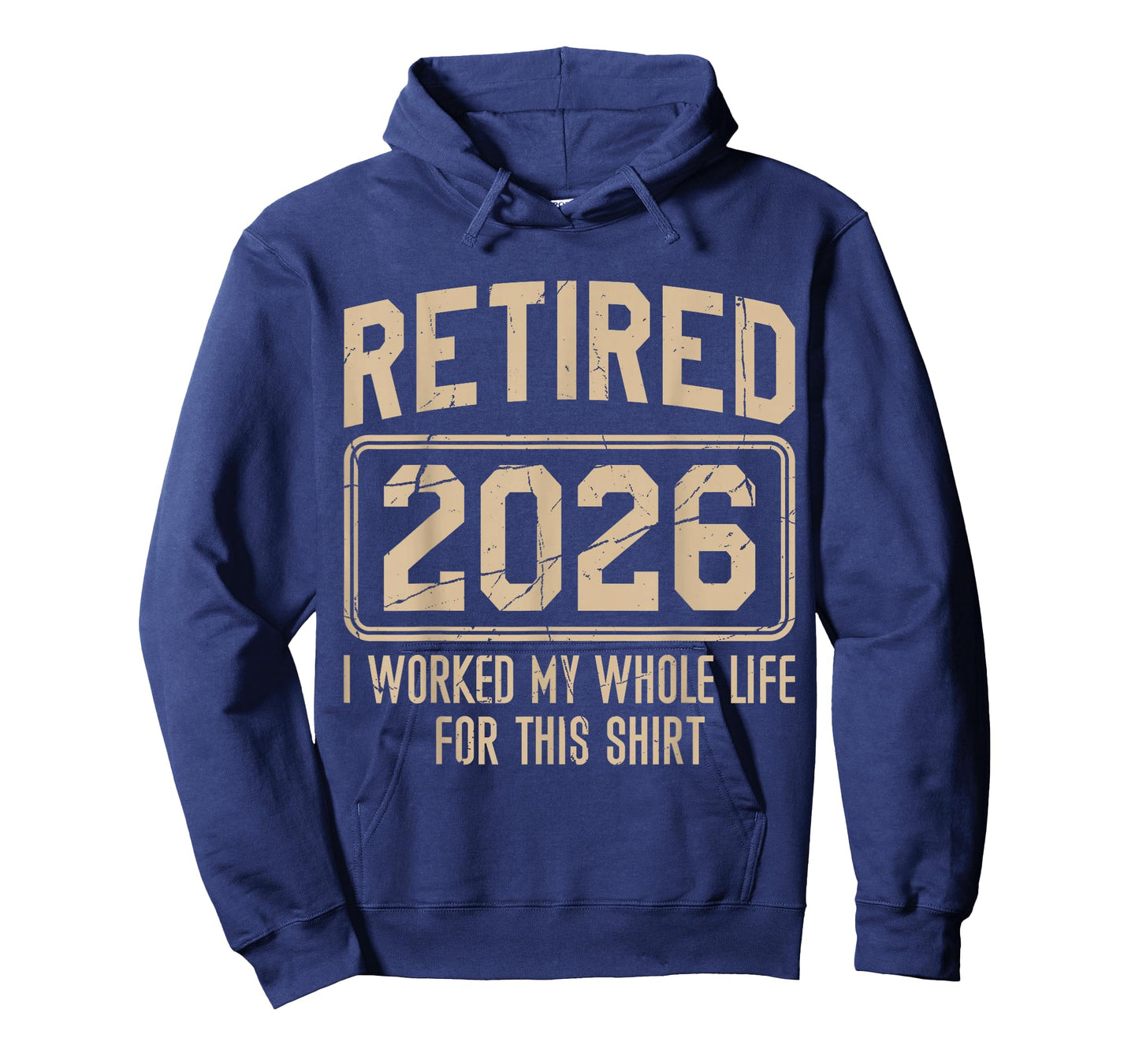 Retired 2026 I Work My Whole Life Funny Retirement Vintage T-Shirt