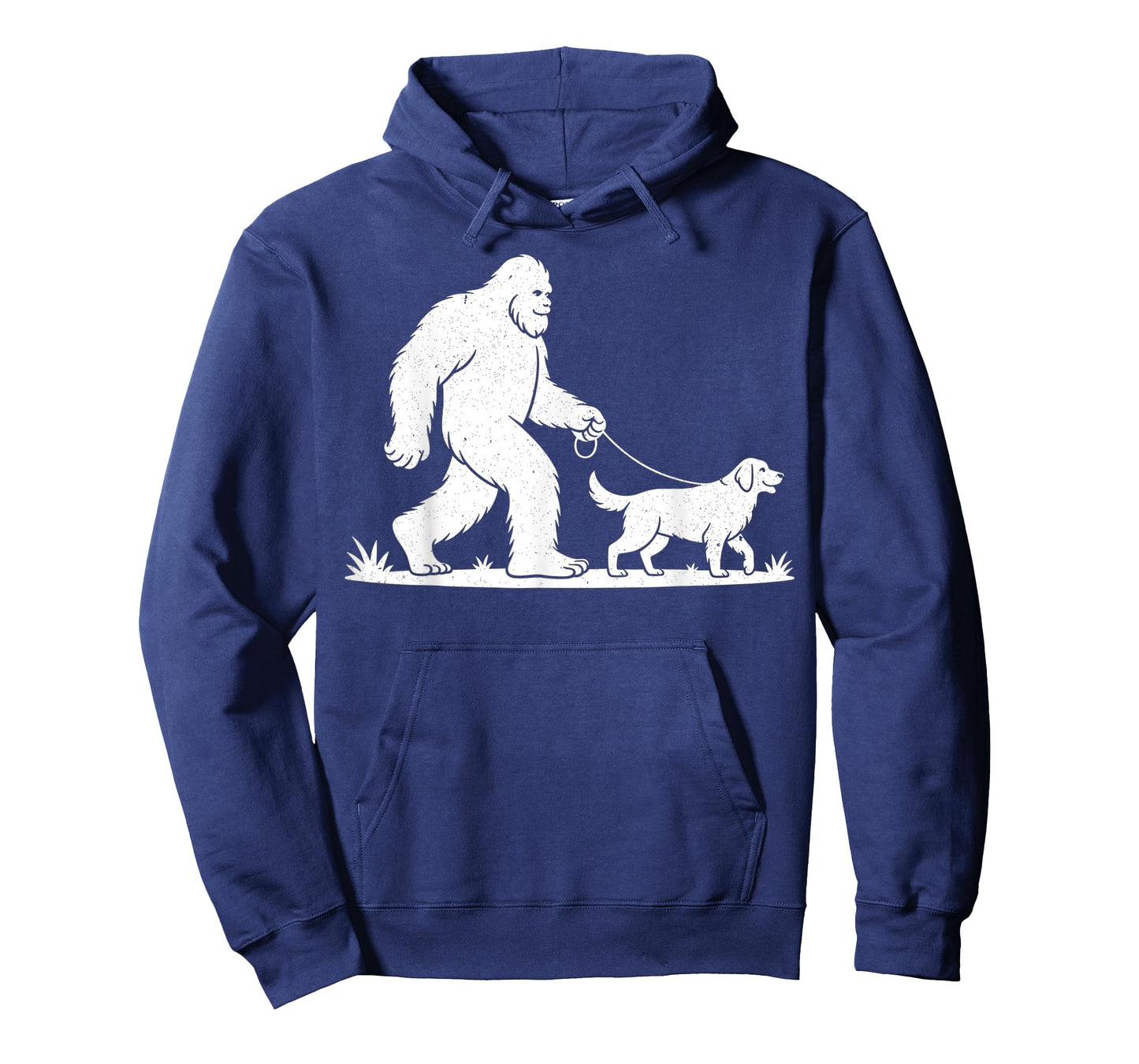 Bigfoot and Golden Retriever - Canine Lover Dog Owner T-Shirt