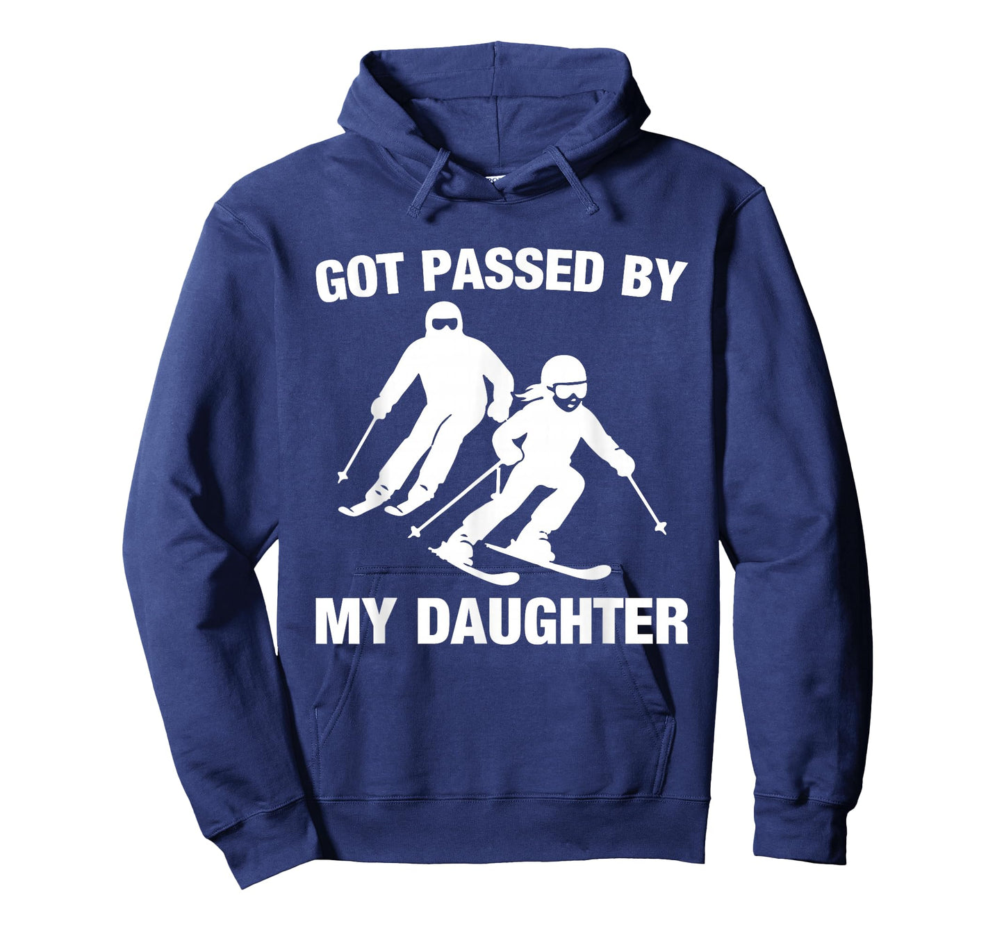 Got Passed by My Daughter Funny Skiing Family T-Shirt