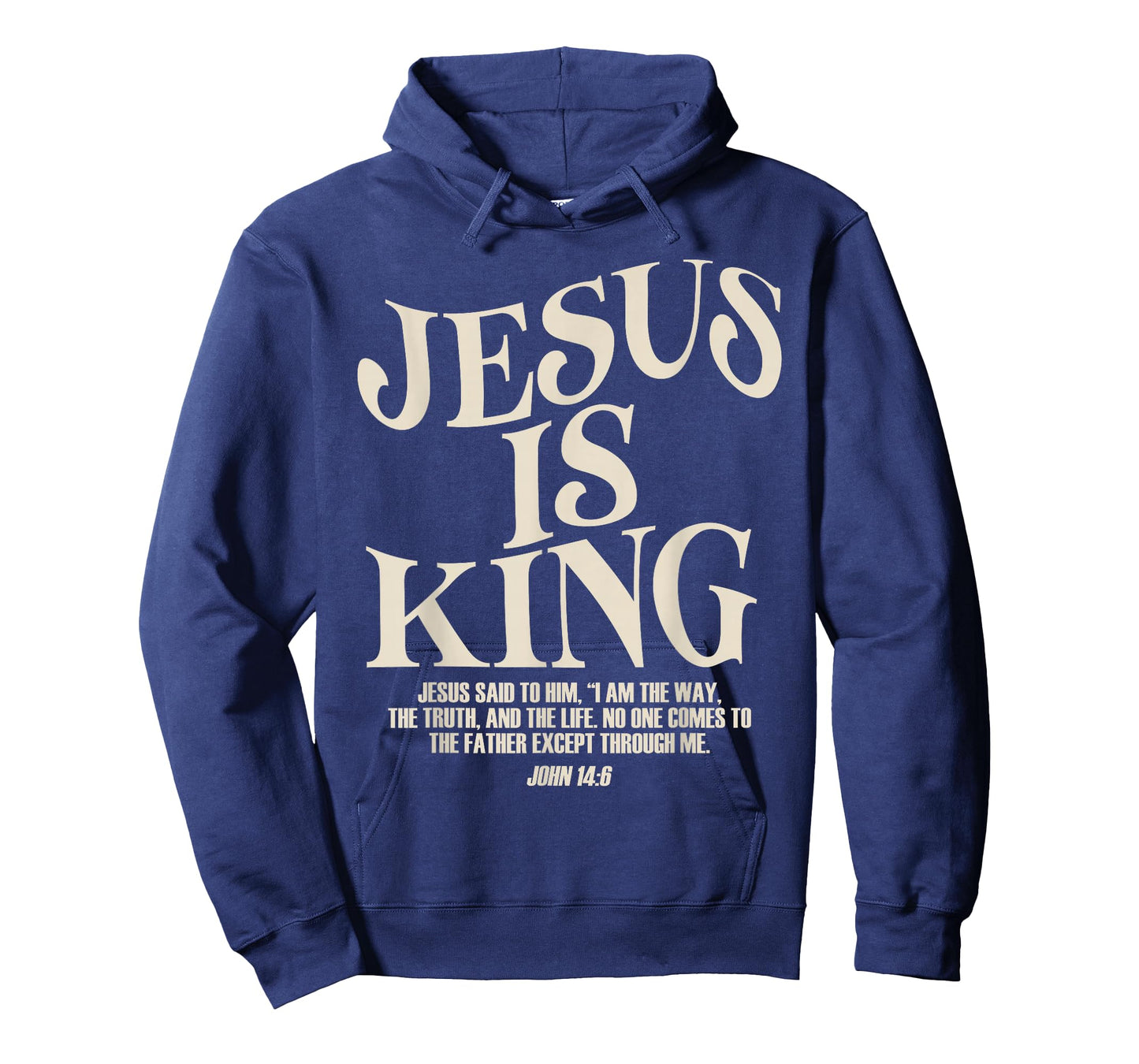 Jesus is King Bible Verse John 14:6 Christian God Religious T-Shirt