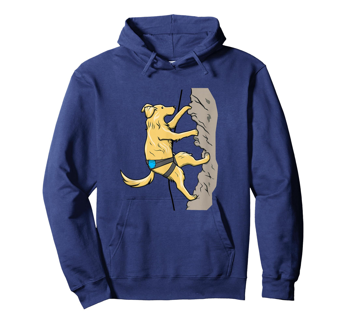Adventurous Dog Rock Climbing Graphic | Outdoor Boulder T-Shirt