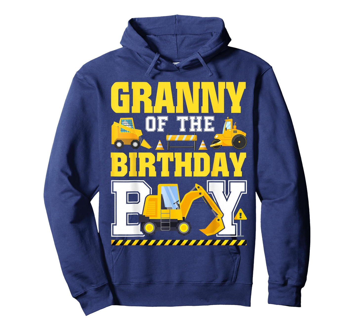 Granny of The Birthday Boy Excavator Construction Truck T-Shirt