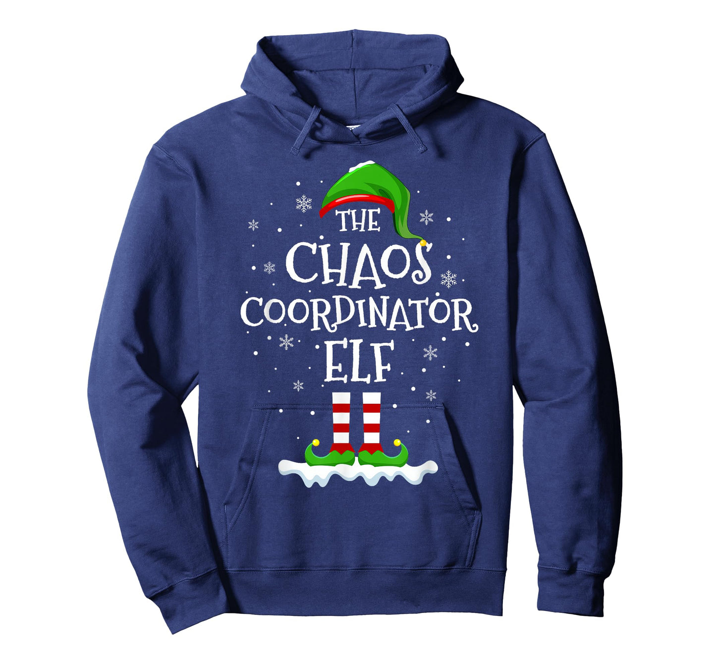 Chaos Coordinator Elf Squad Family Matching Christmas Elf T-Shirt