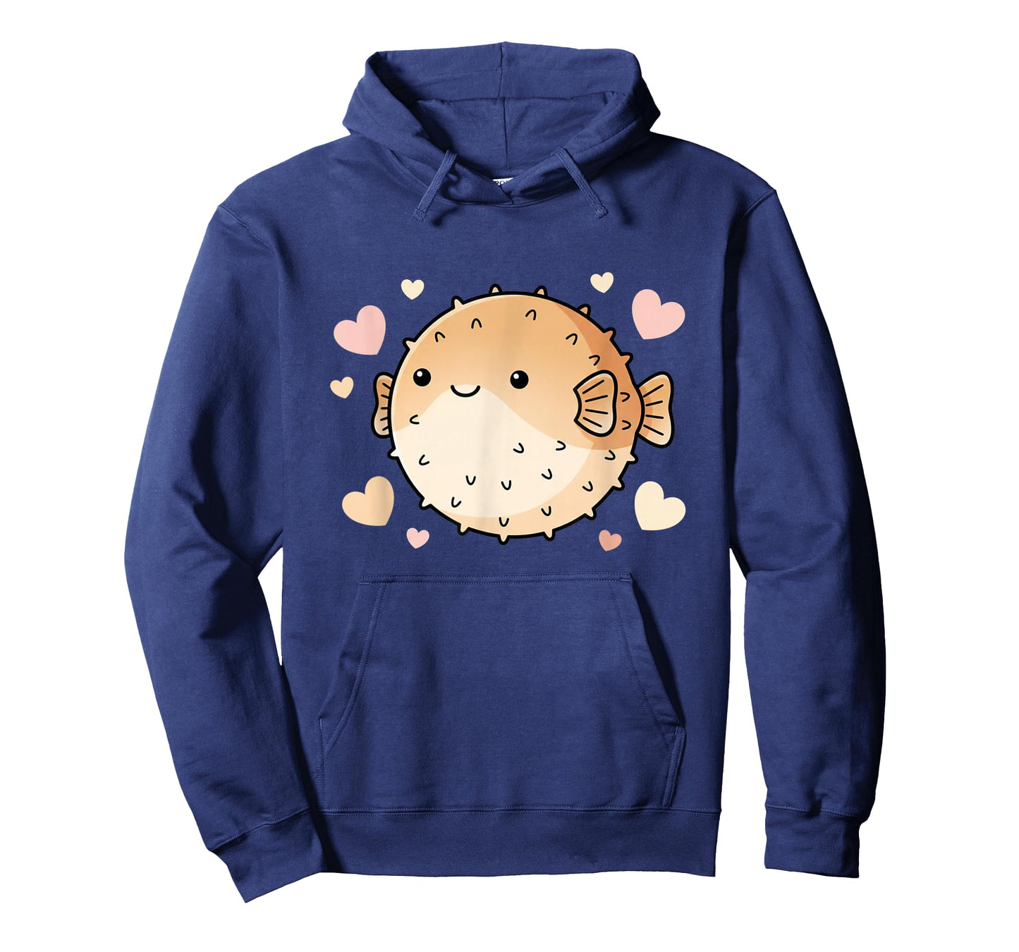 Cute Puffer Fish Heart - I Love Puffer Fish T-Shirt
