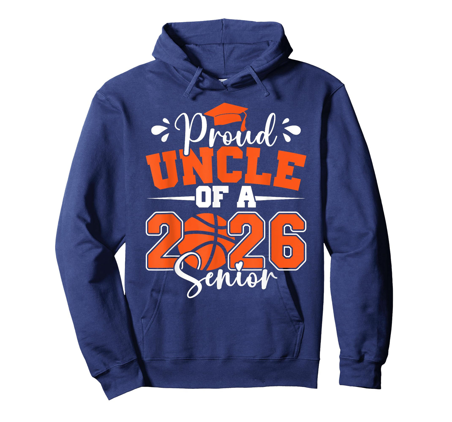 Proud Uncle of A 2026 Senior Basketball Graduation Family T-Shirt
